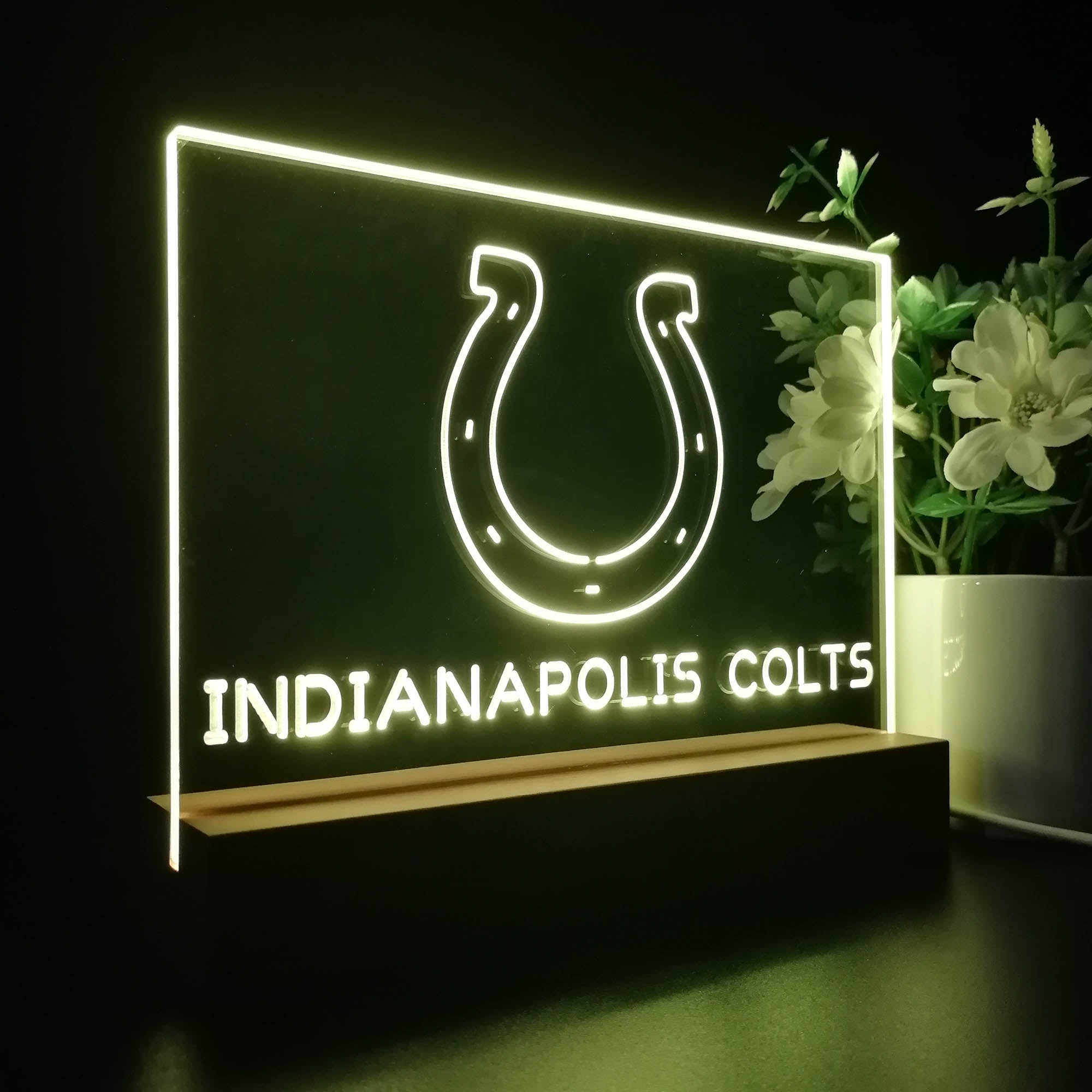 Indianapolis Colts  Led Light Sign Pub Bar Lamp