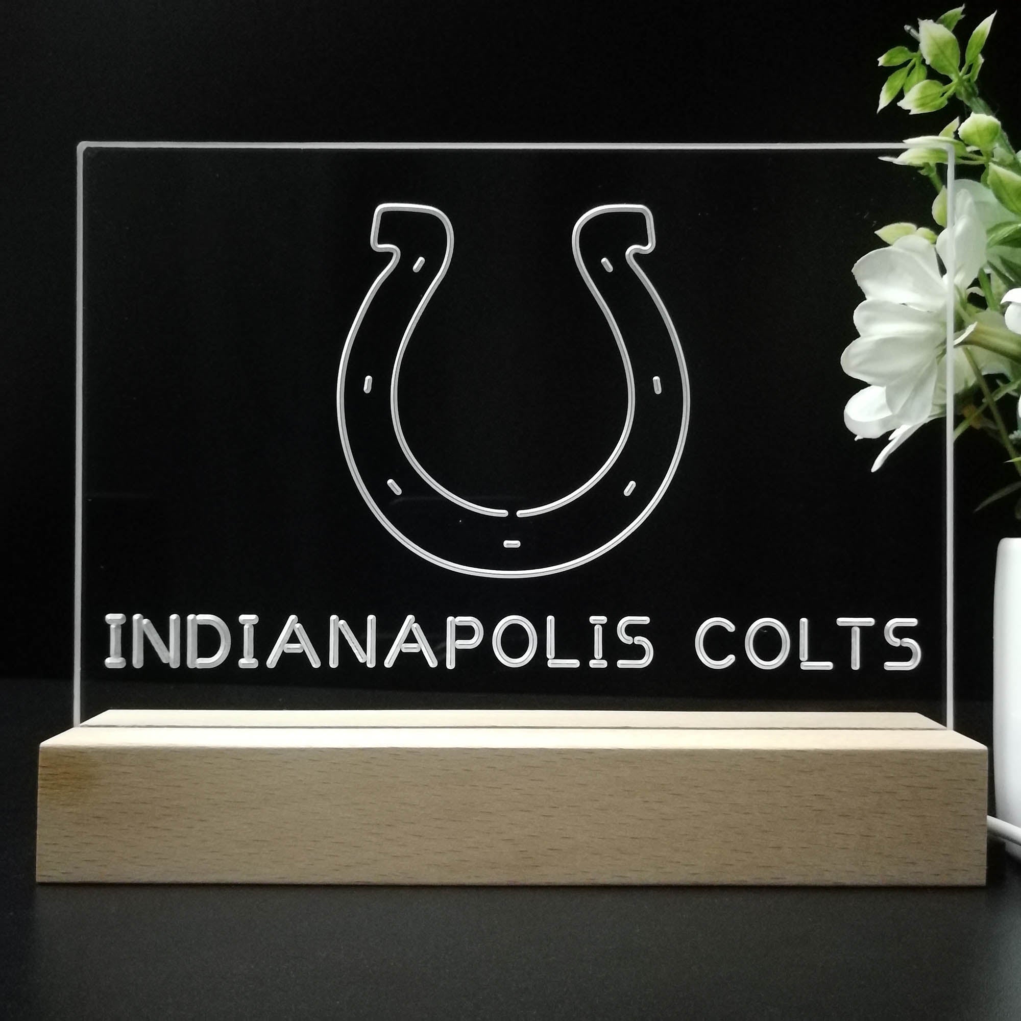 Indianapolis Colts  Led Light Sign Pub Bar Lamp