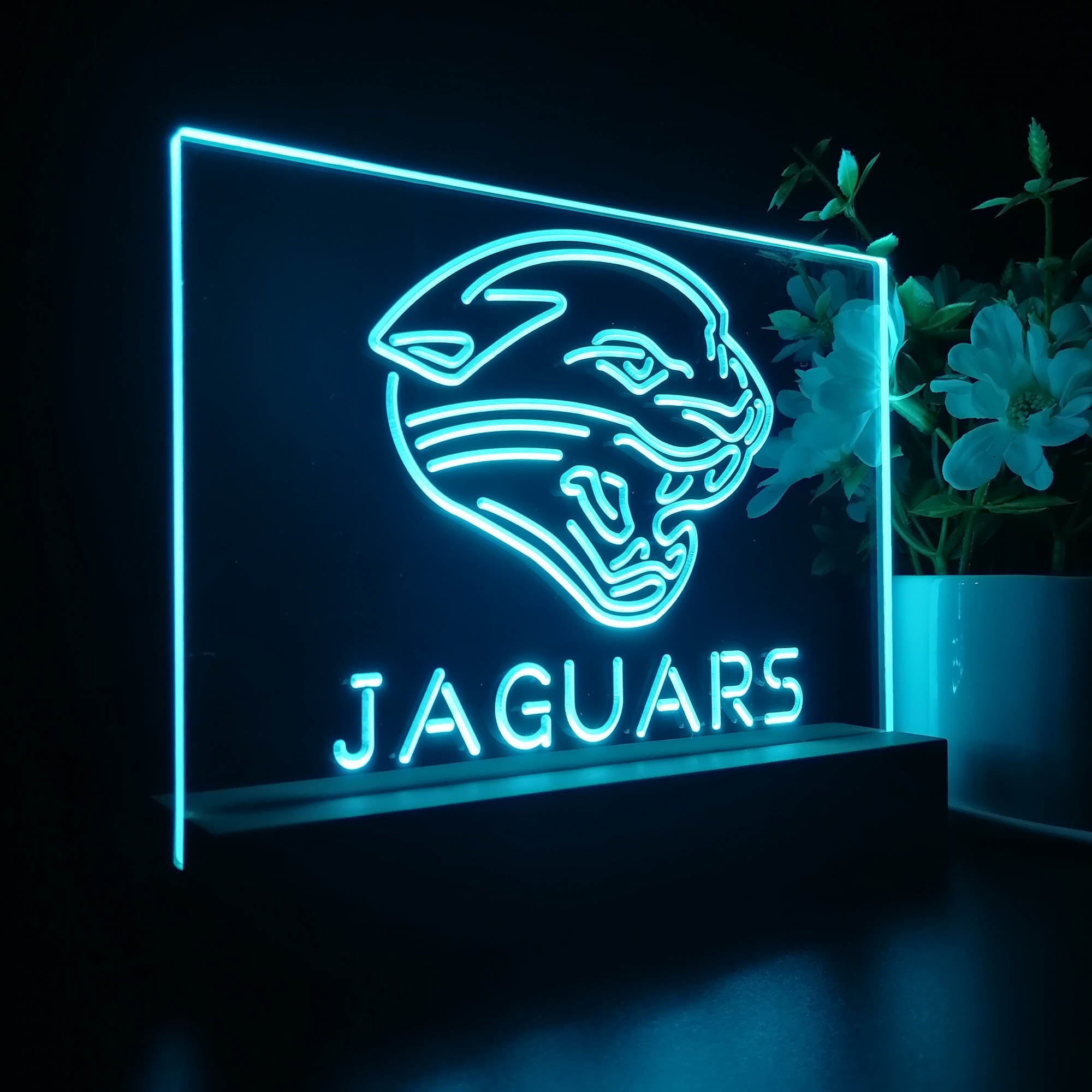 Jacksonville Jaguars  Led Light Sign Pub Bar Lamp