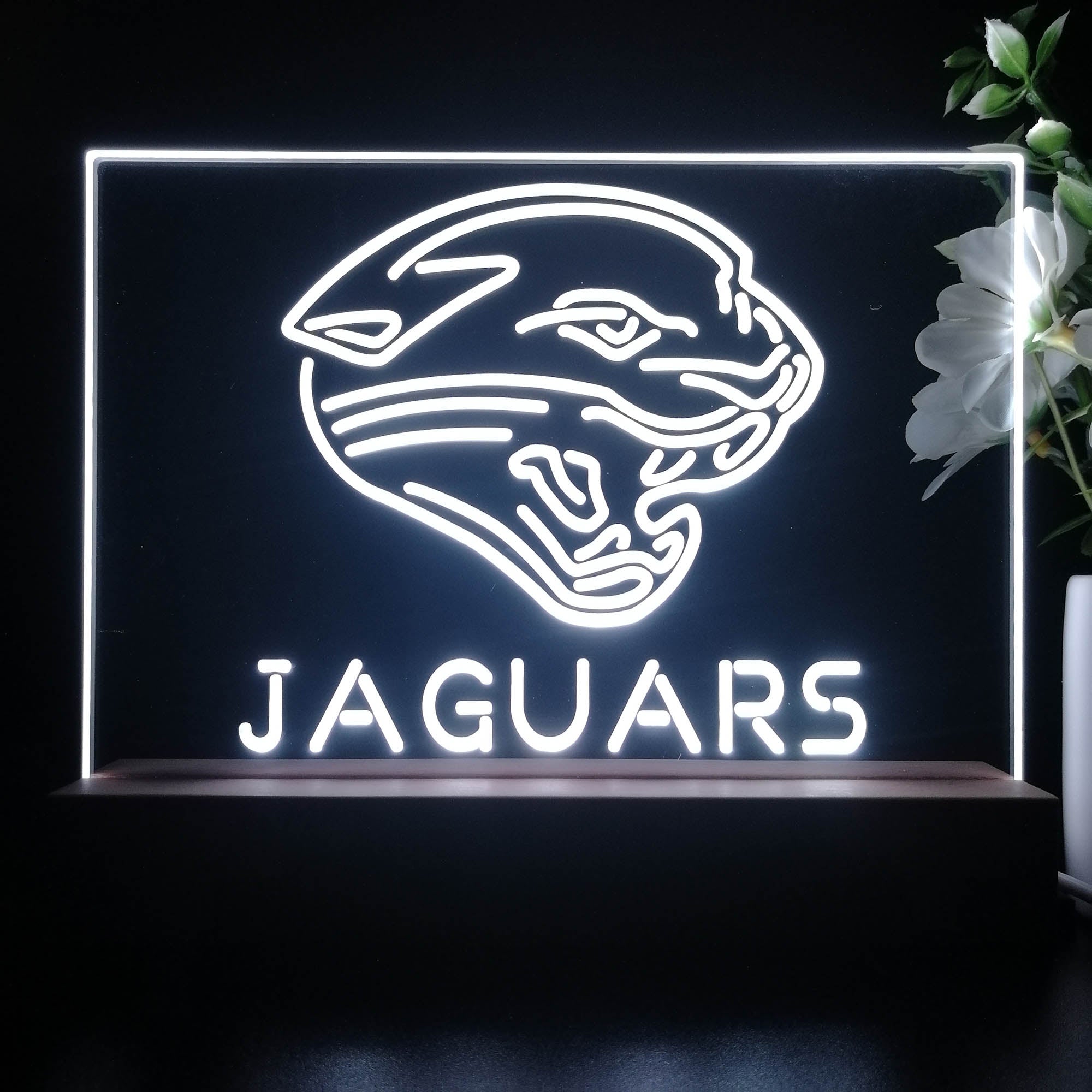 Jacksonville Jaguars  Led Light Sign Pub Bar Lamp