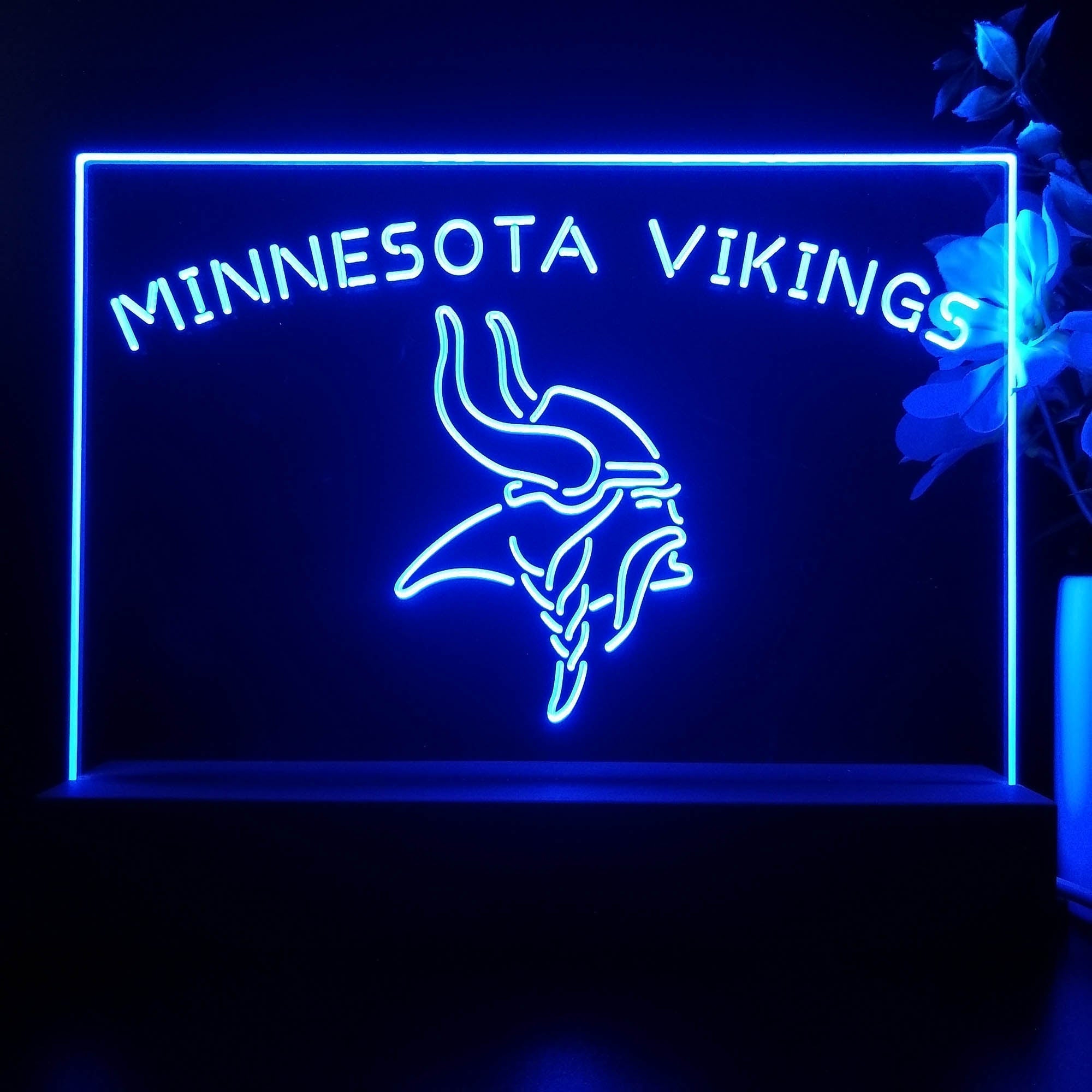 Minnesota Vikings  Neon Sign Pub Bar Lamp