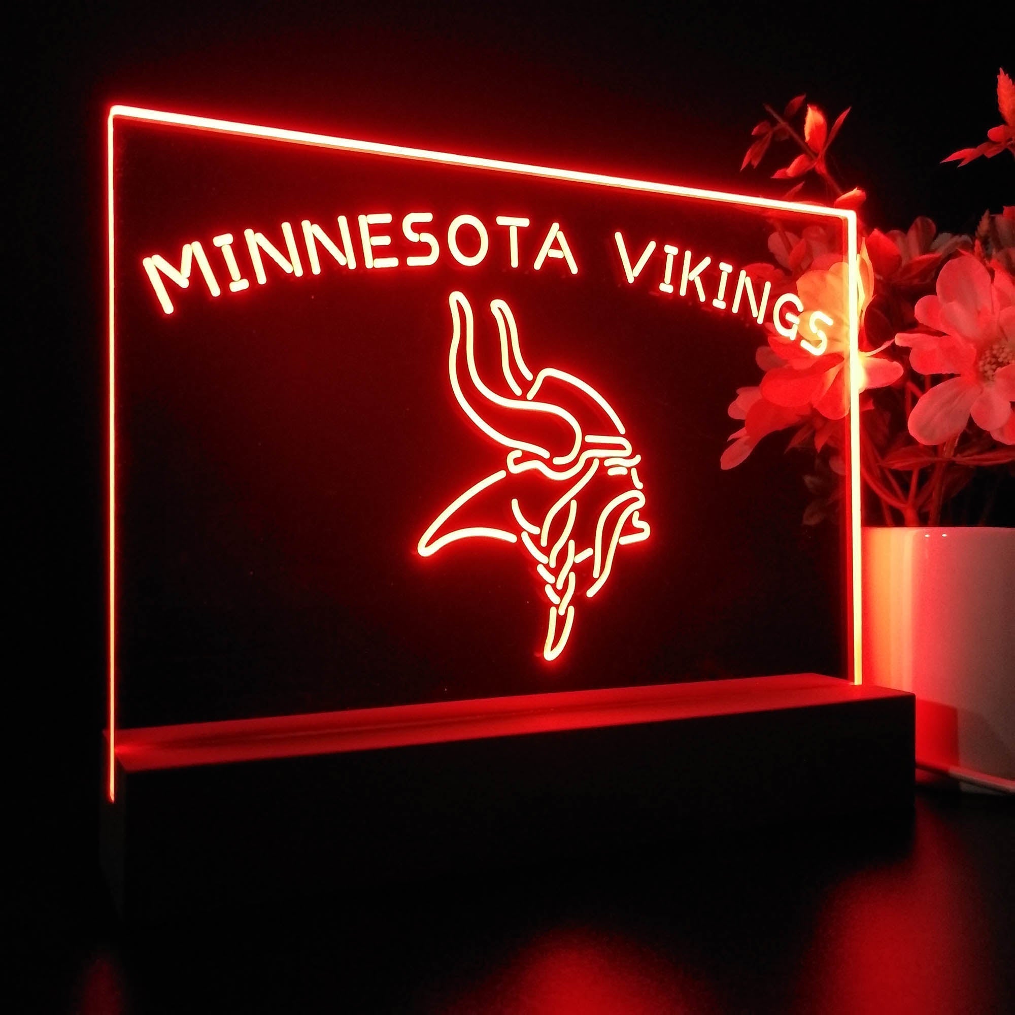 Minnesota Vikings  Neon Sign Pub Bar Lamp