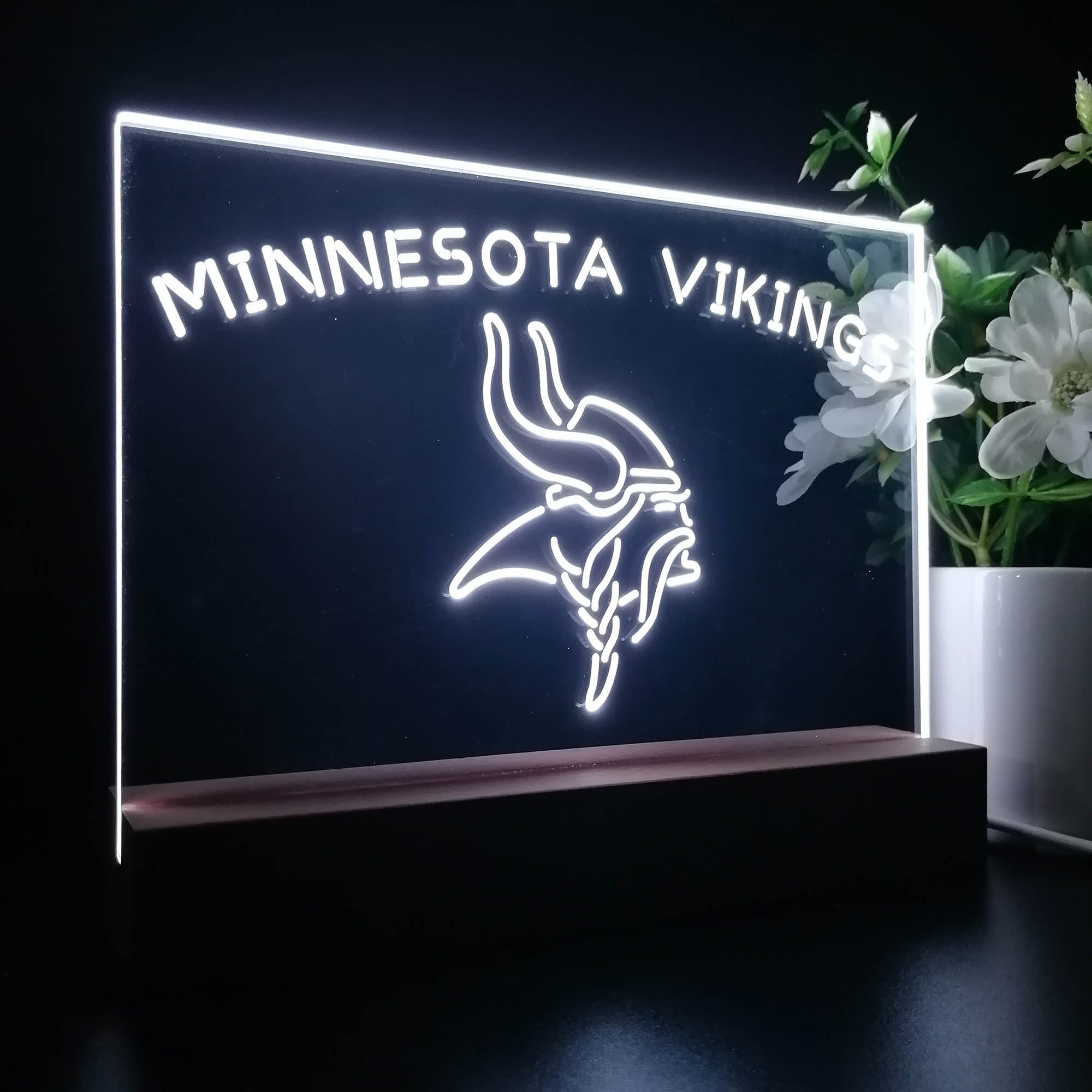 Minnesota Vikings  Neon Sign Pub Bar Lamp