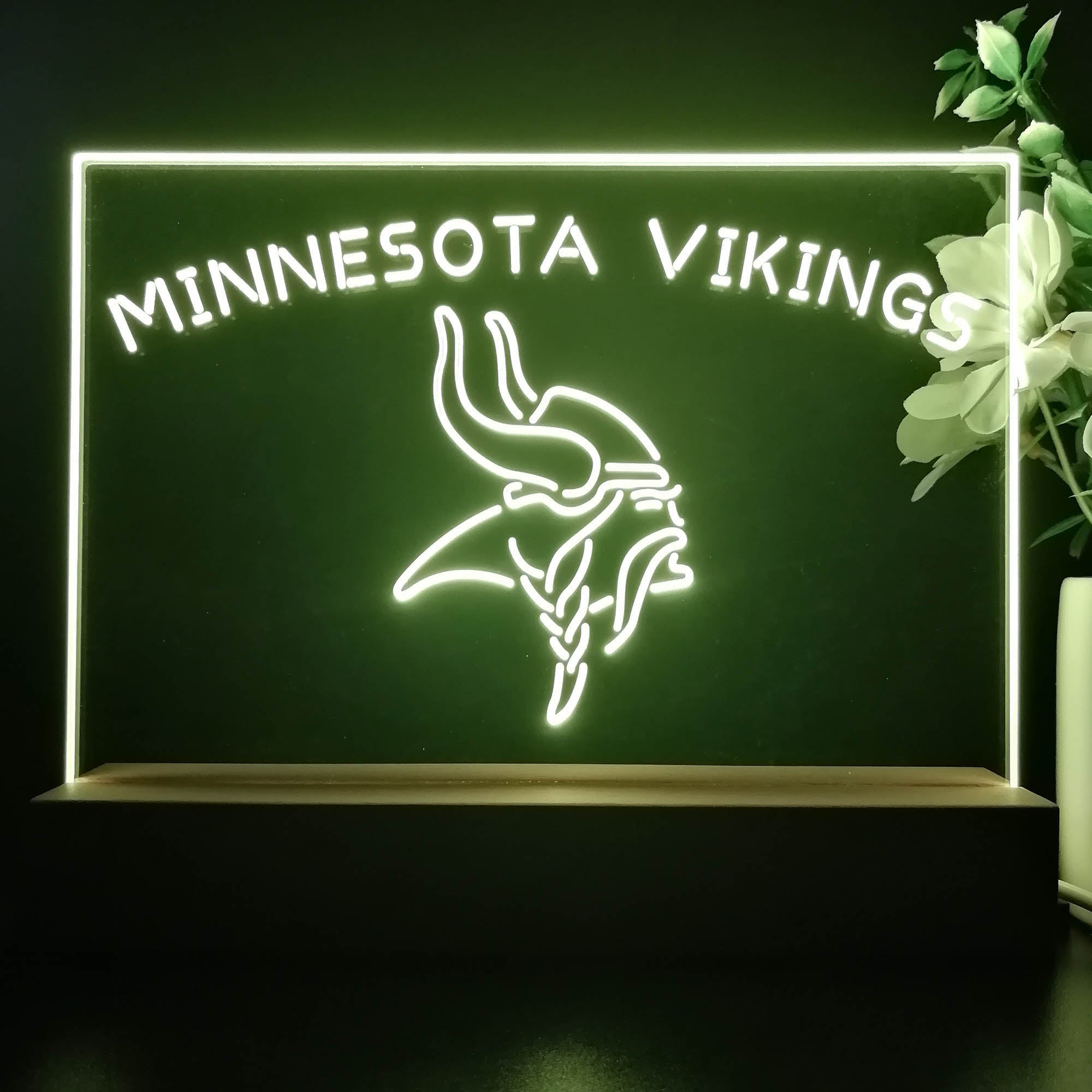 Minnesota Vikings  Neon Sign Pub Bar Lamp