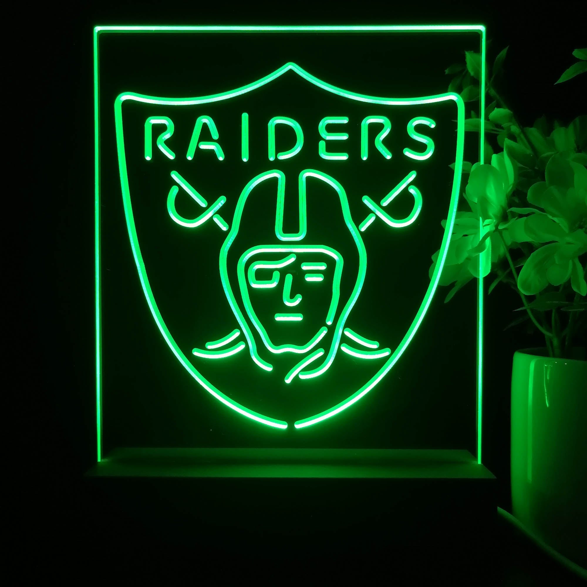 Las Vegas Raiders Pub Bar Lamp