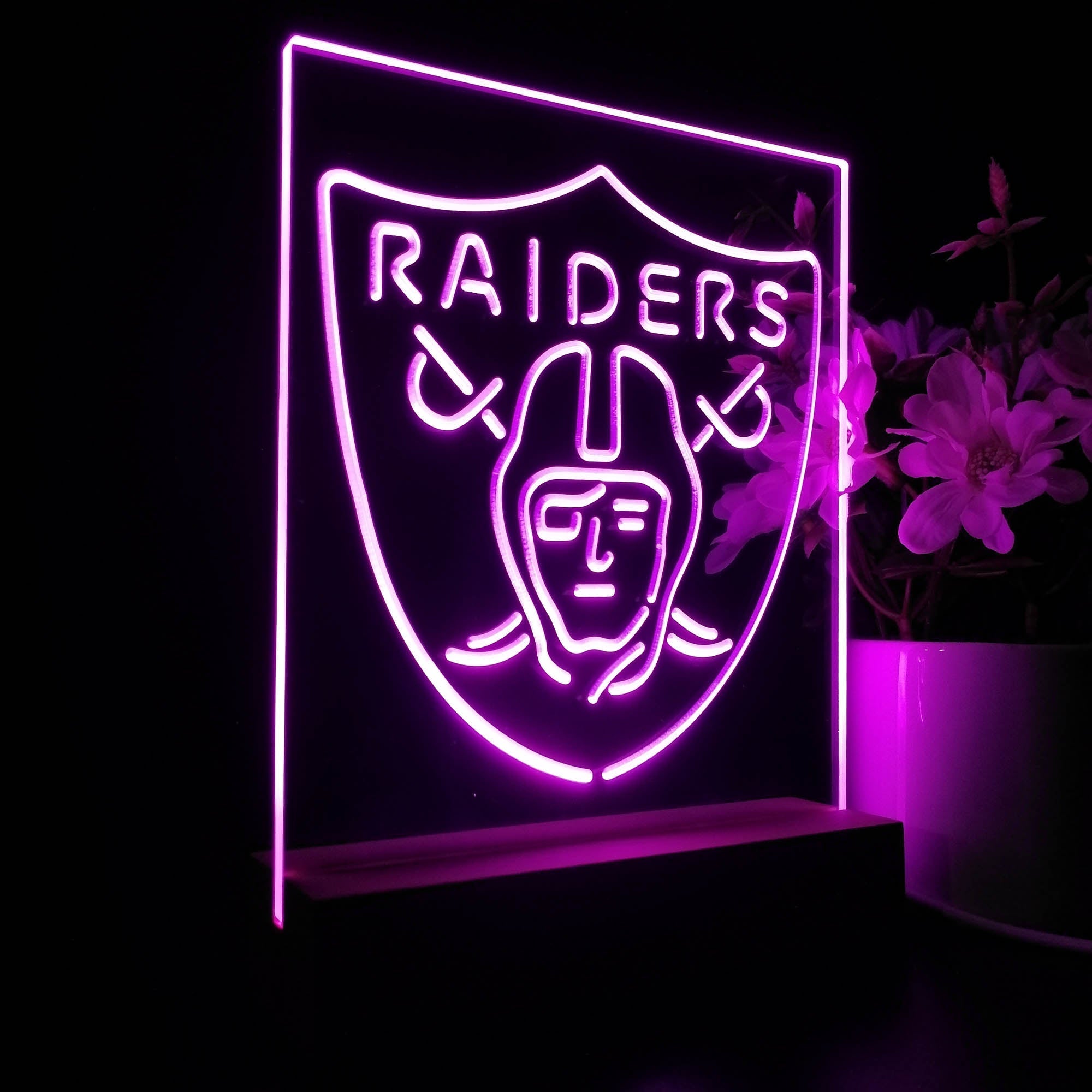 Las Vegas Raiders Pub Bar Lamp