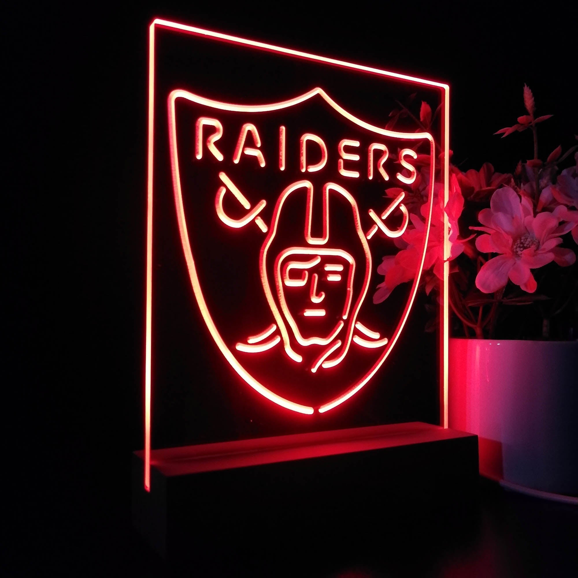 Las Vegas Raiders Pub Bar Lamp