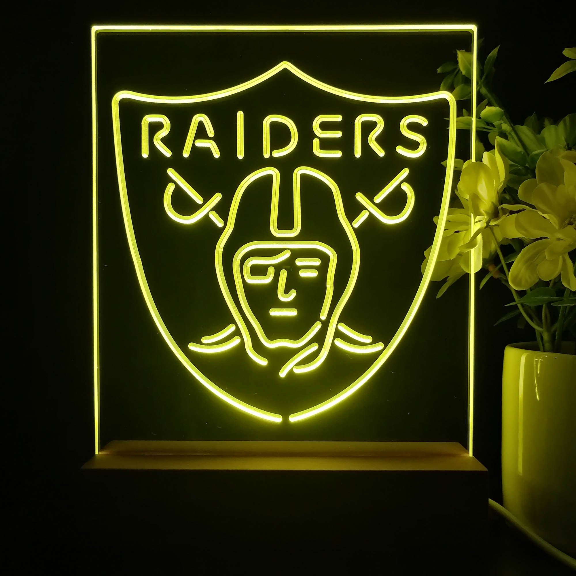 Las Vegas Raiders Pub Bar Lamp