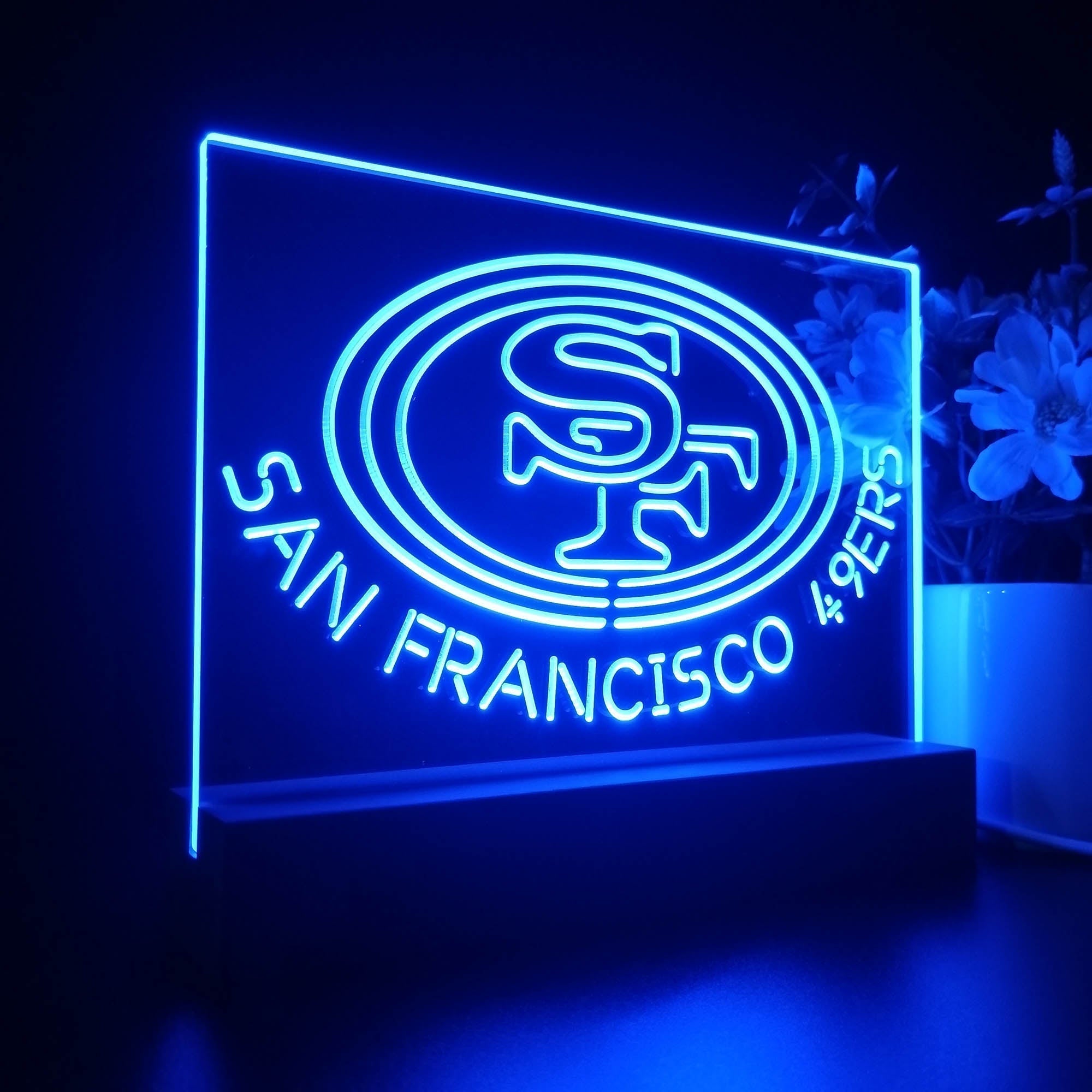 San Francisco 49ers Neon Sign Pub Bar Lamp