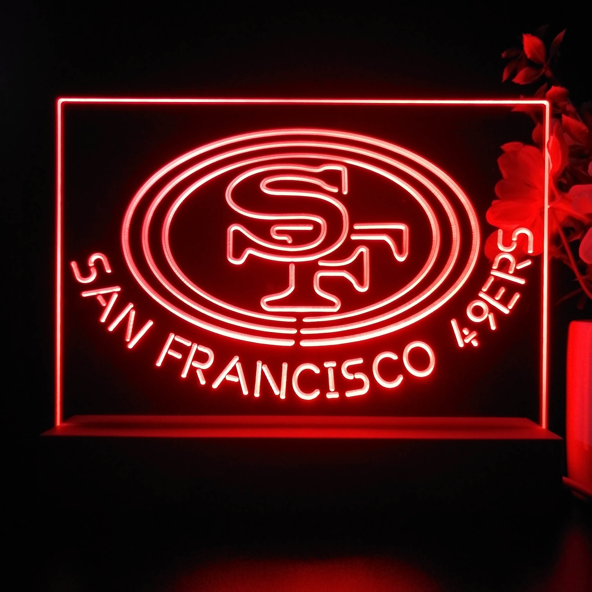 San Francisco 49ers Neon Sign Pub Bar Lamp