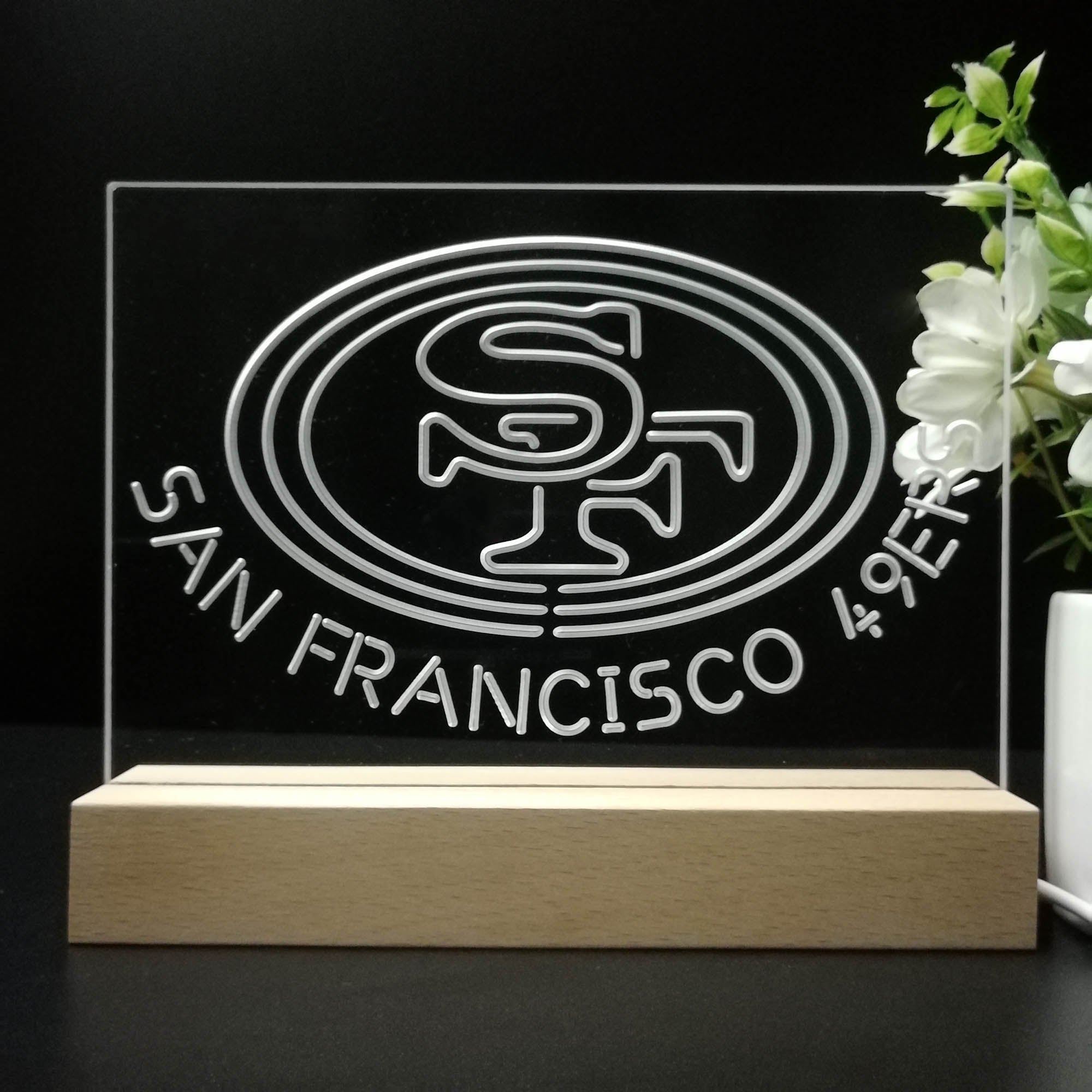 San Francisco 49ers Neon Sign Pub Bar Lamp