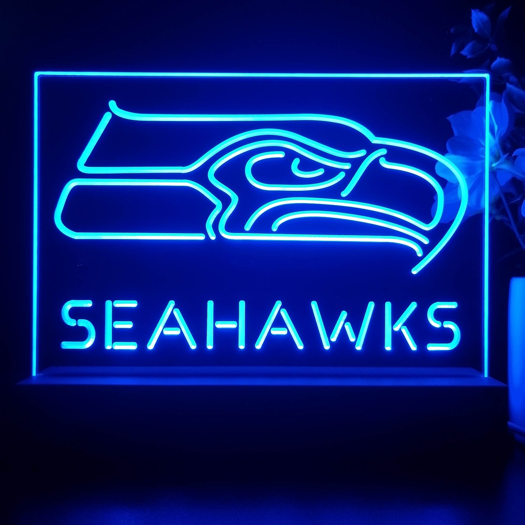 Seattle Seahawks Neon Sign Pub Bar Lamp