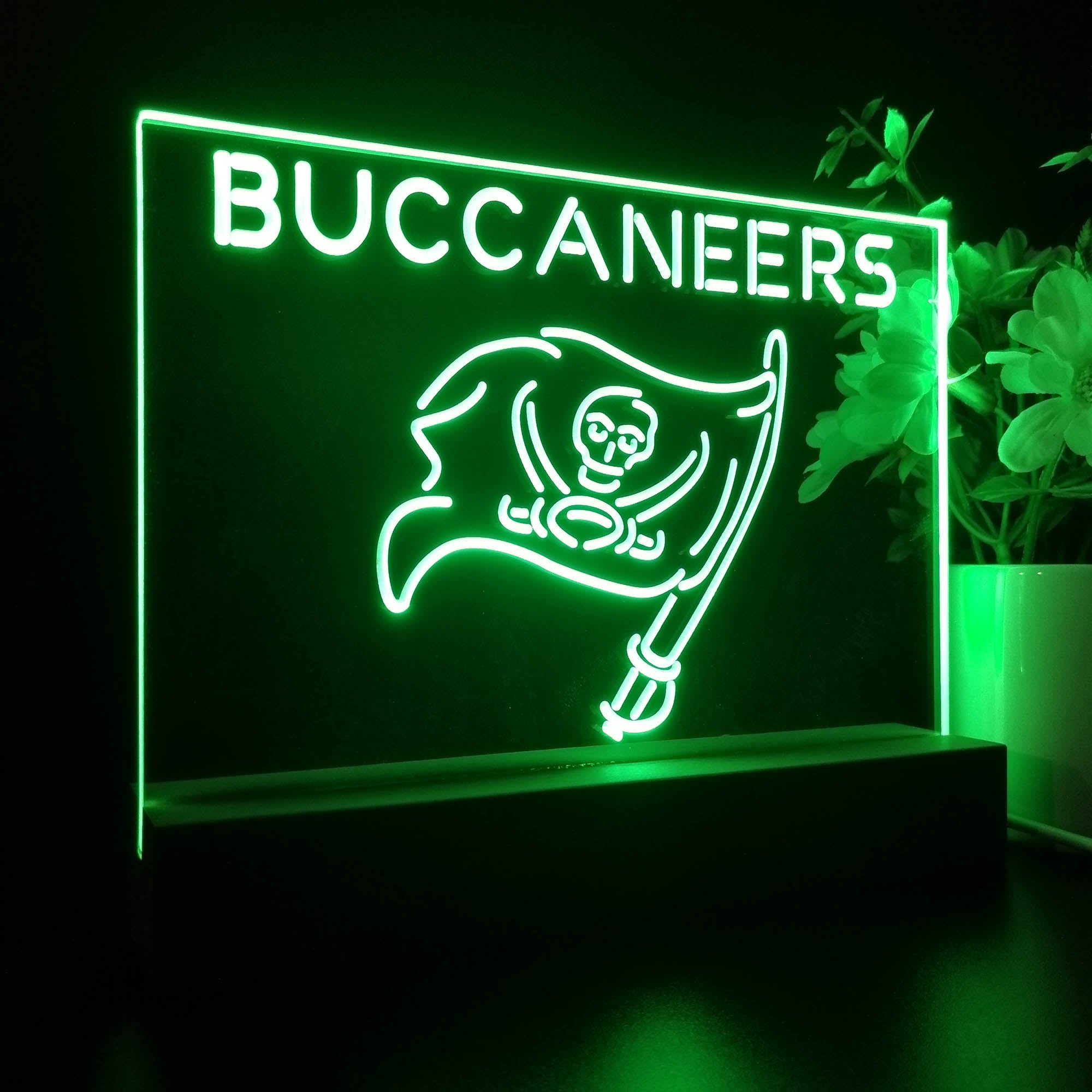 Tampa Bay Buccaneers  Neon Sign Pub Bar Lamp