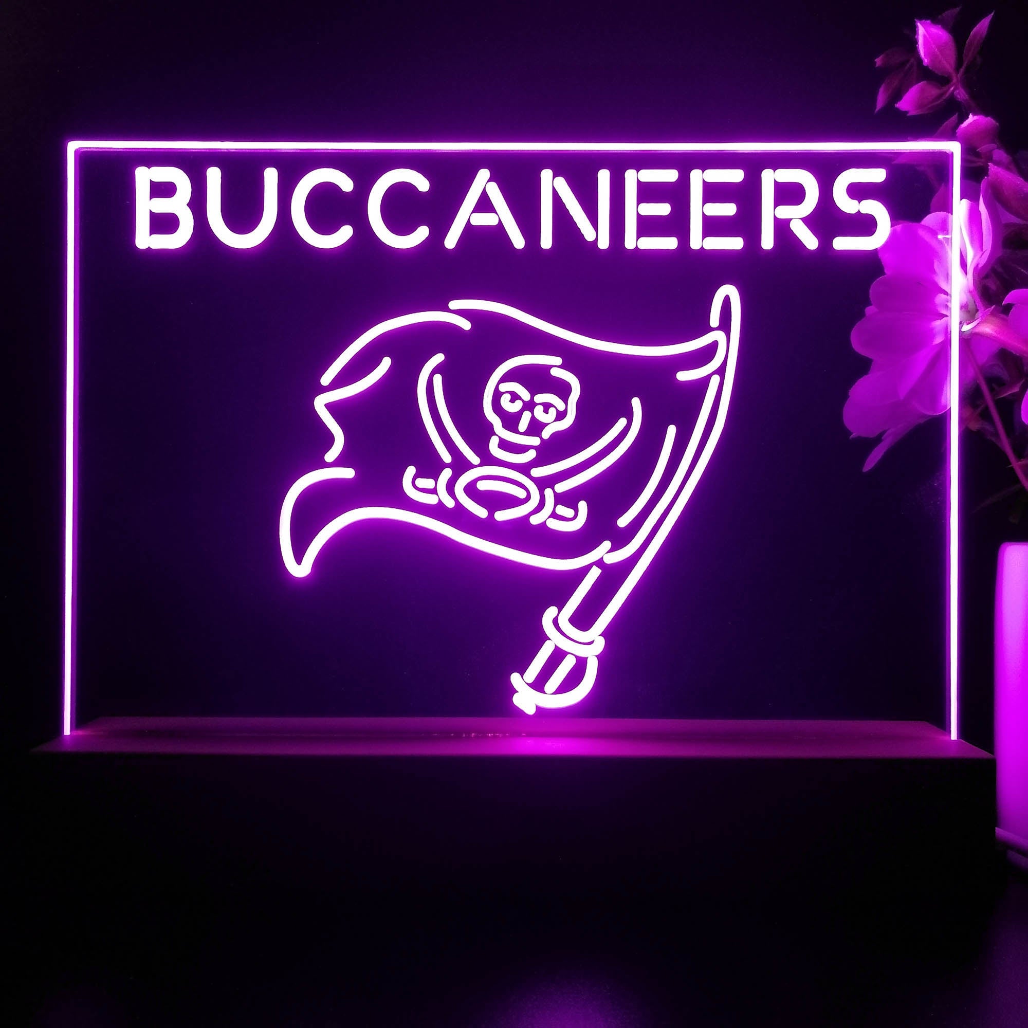 Tampa Bay Buccaneers  Neon Sign Pub Bar Lamp