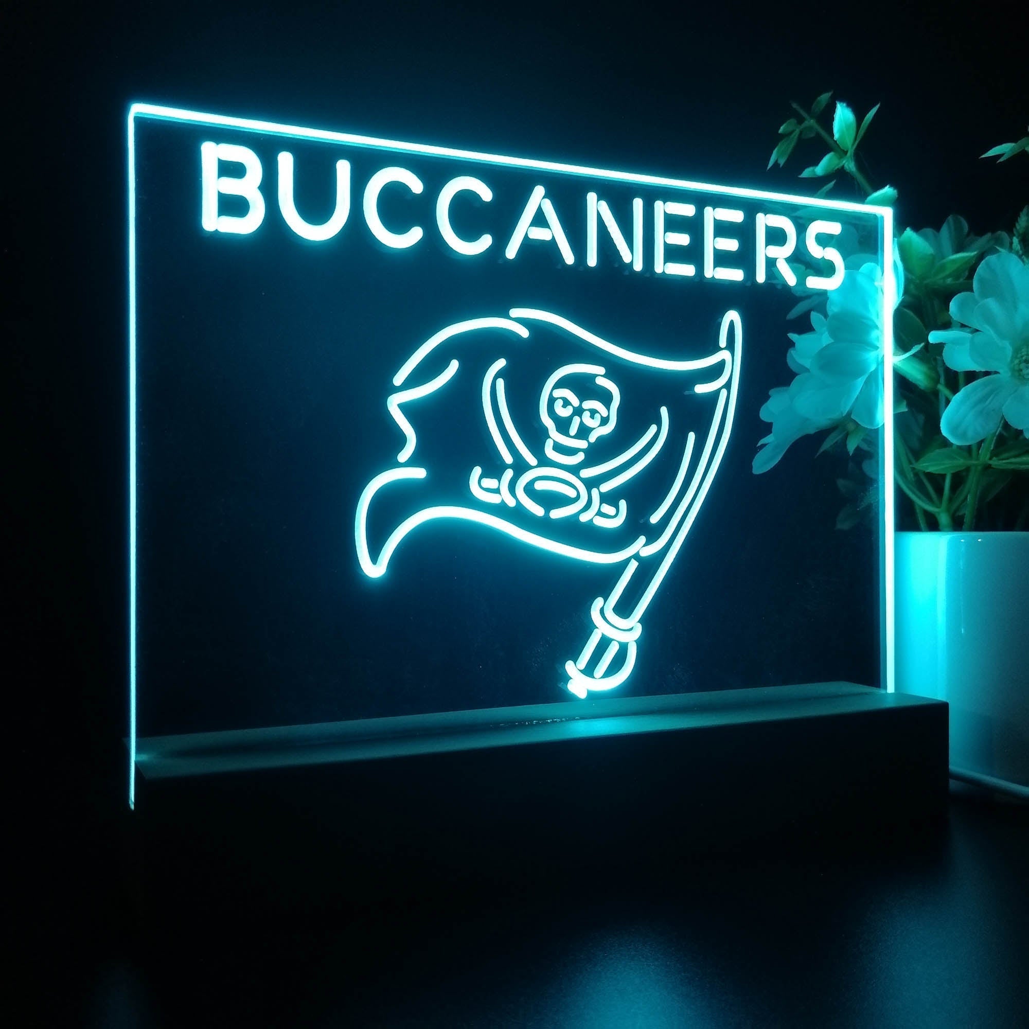 Tampa Bay Buccaneers  Neon Sign Pub Bar Lamp