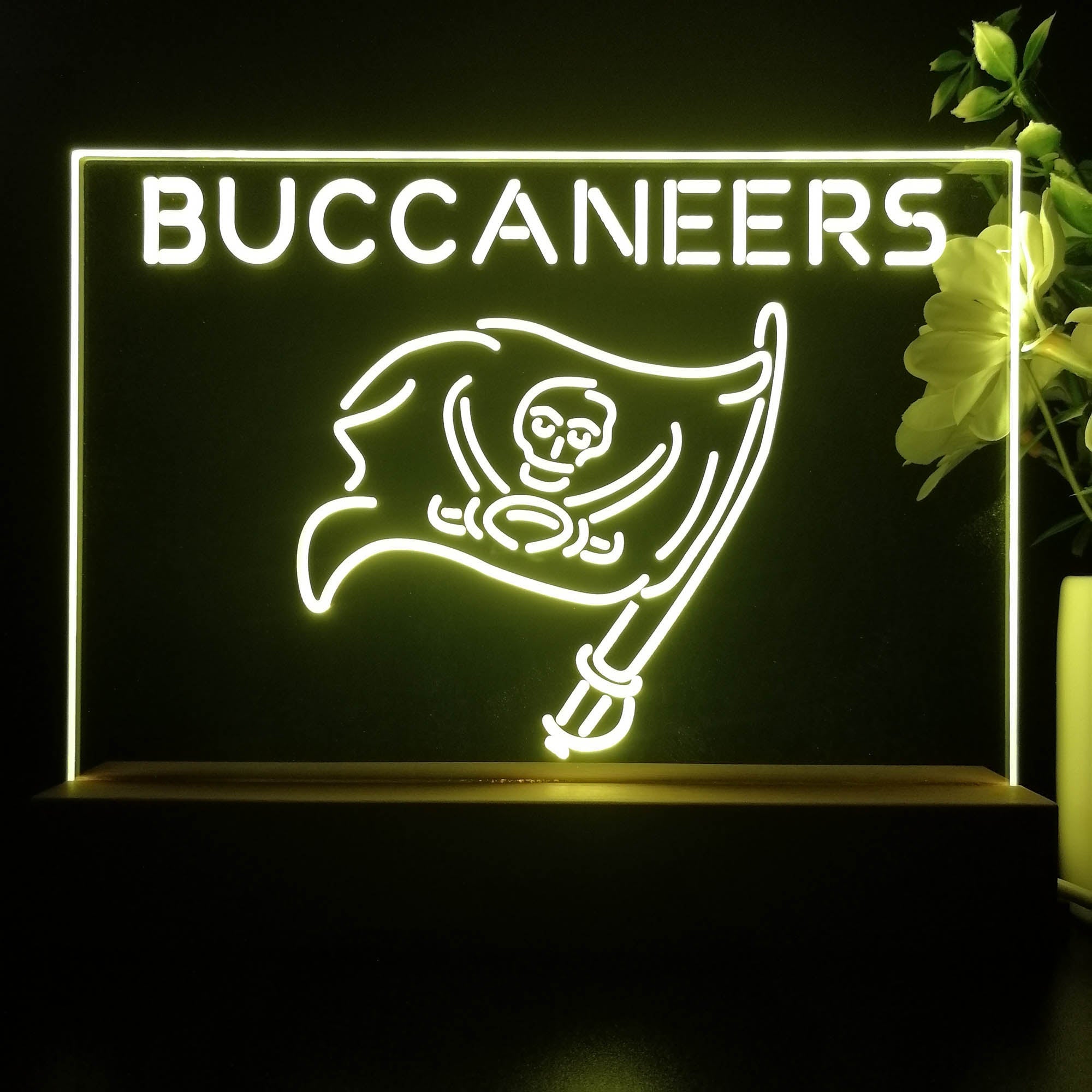 Tampa Bay Buccaneers  Neon Sign Pub Bar Lamp