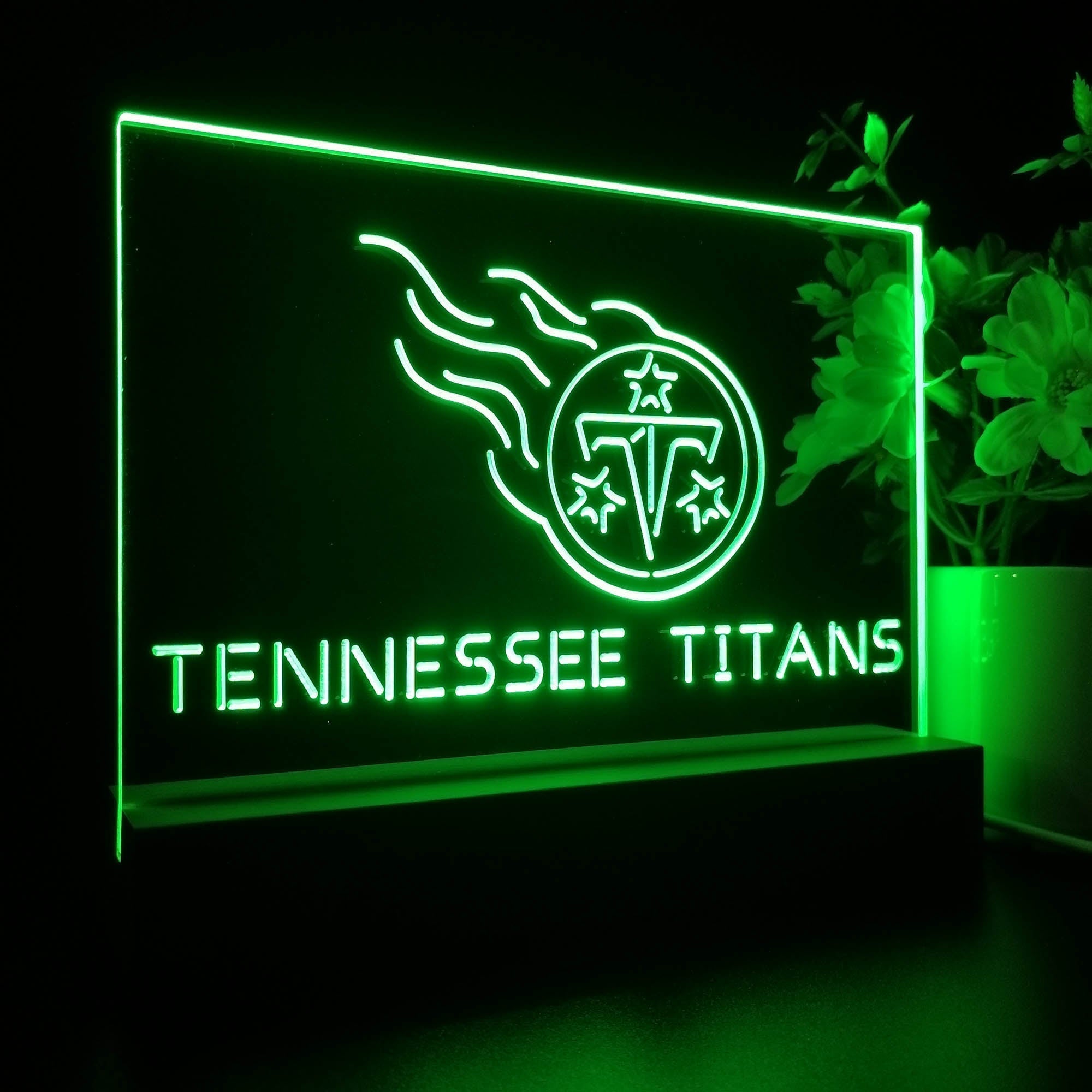 Tennessee Titans Neon Sign Pub Bar Lamp