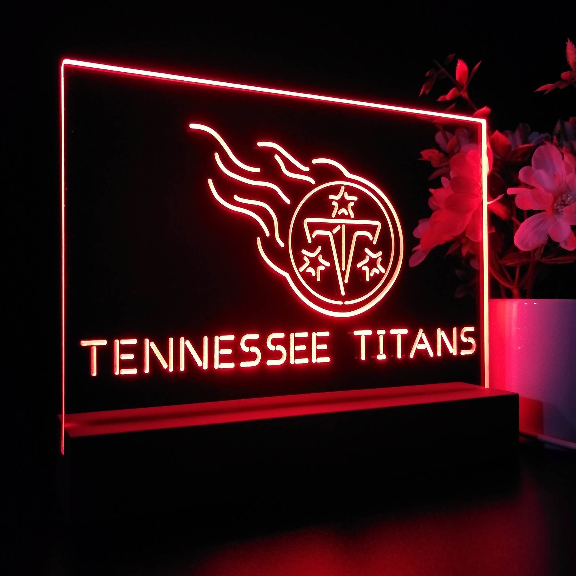 Tennessee Titans Neon Sign Pub Bar Lamp