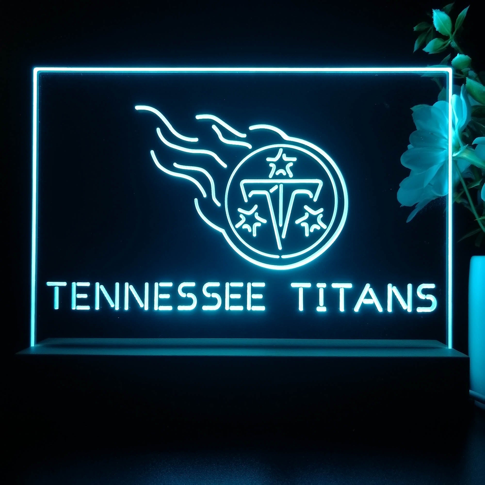 Tennessee Titans Neon Sign Pub Bar Lamp