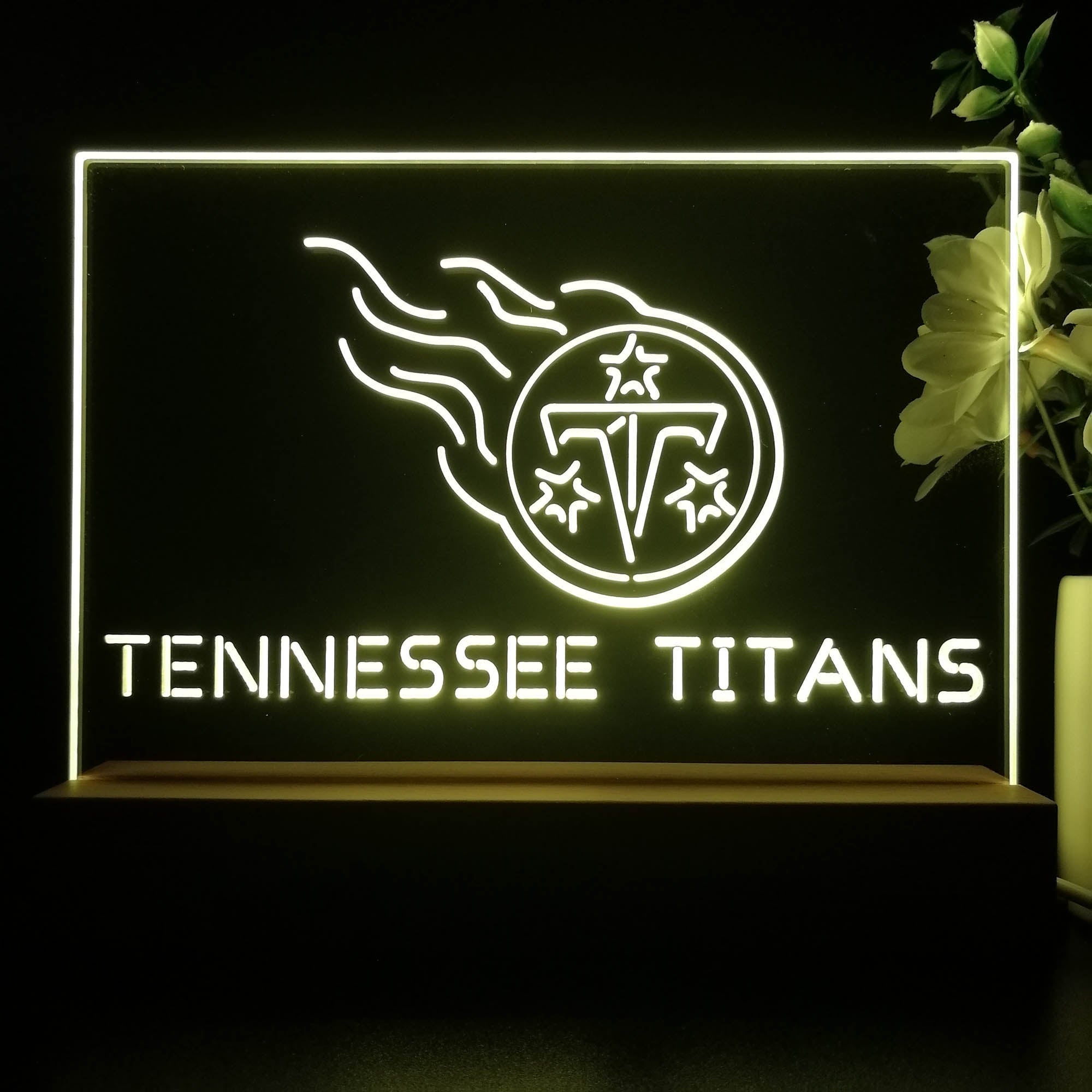 Tennessee Titans Neon Sign Pub Bar Lamp