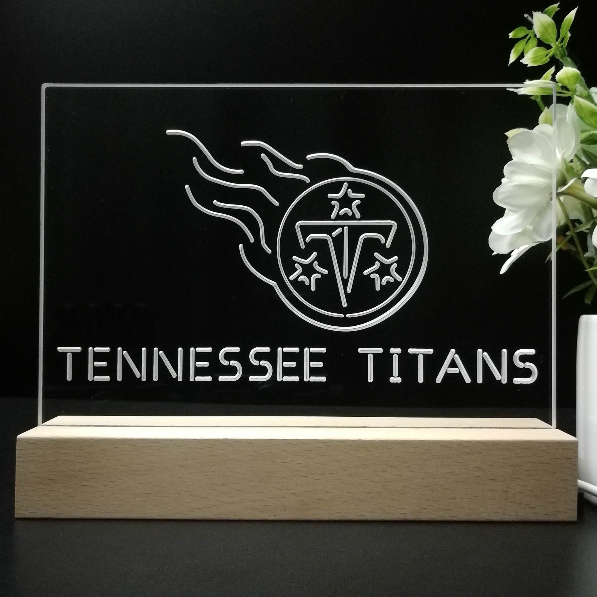 Tennessee Titans Neon Sign Pub Bar Lamp