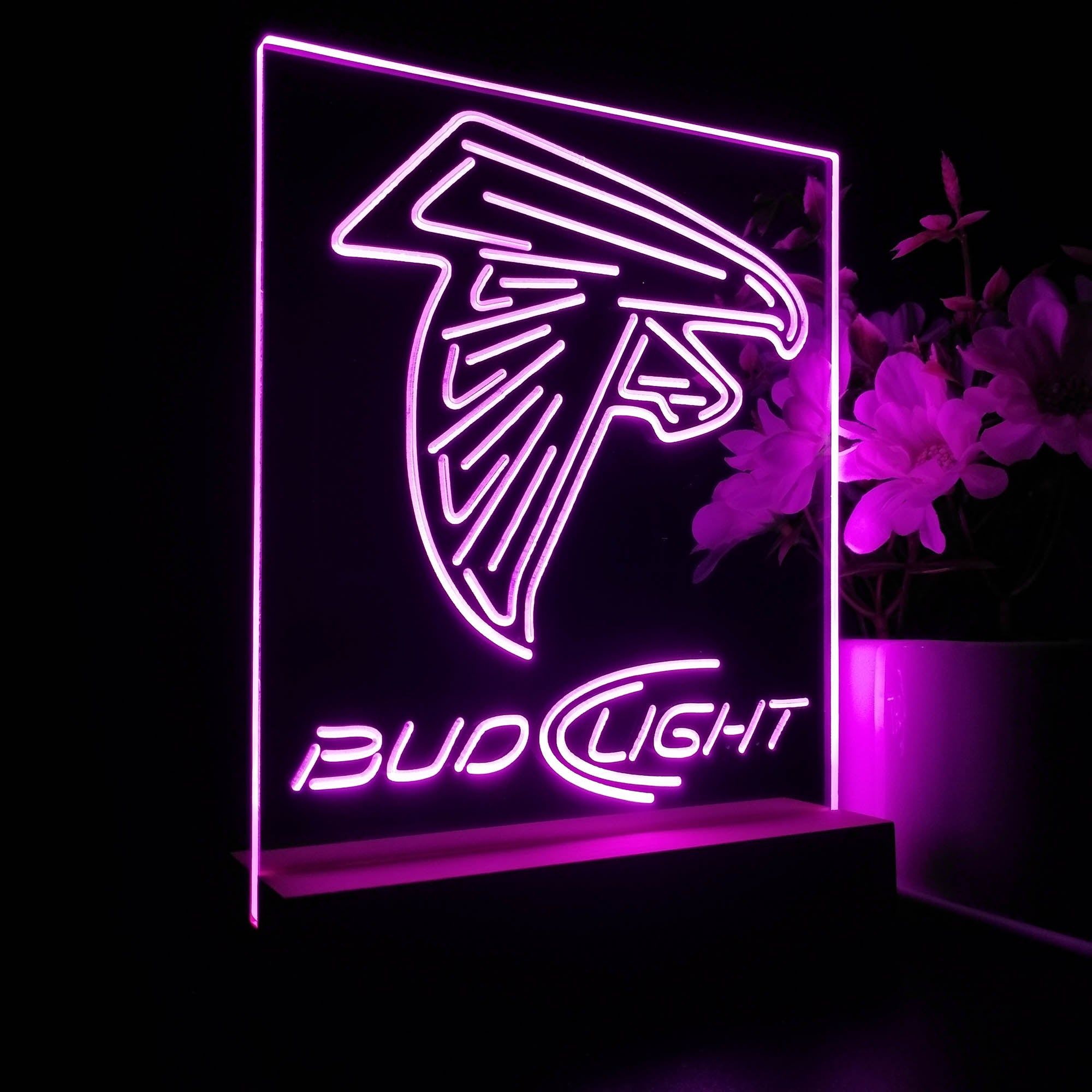 Atlanta Falcons Night Light Neon Pub Bar Lamp