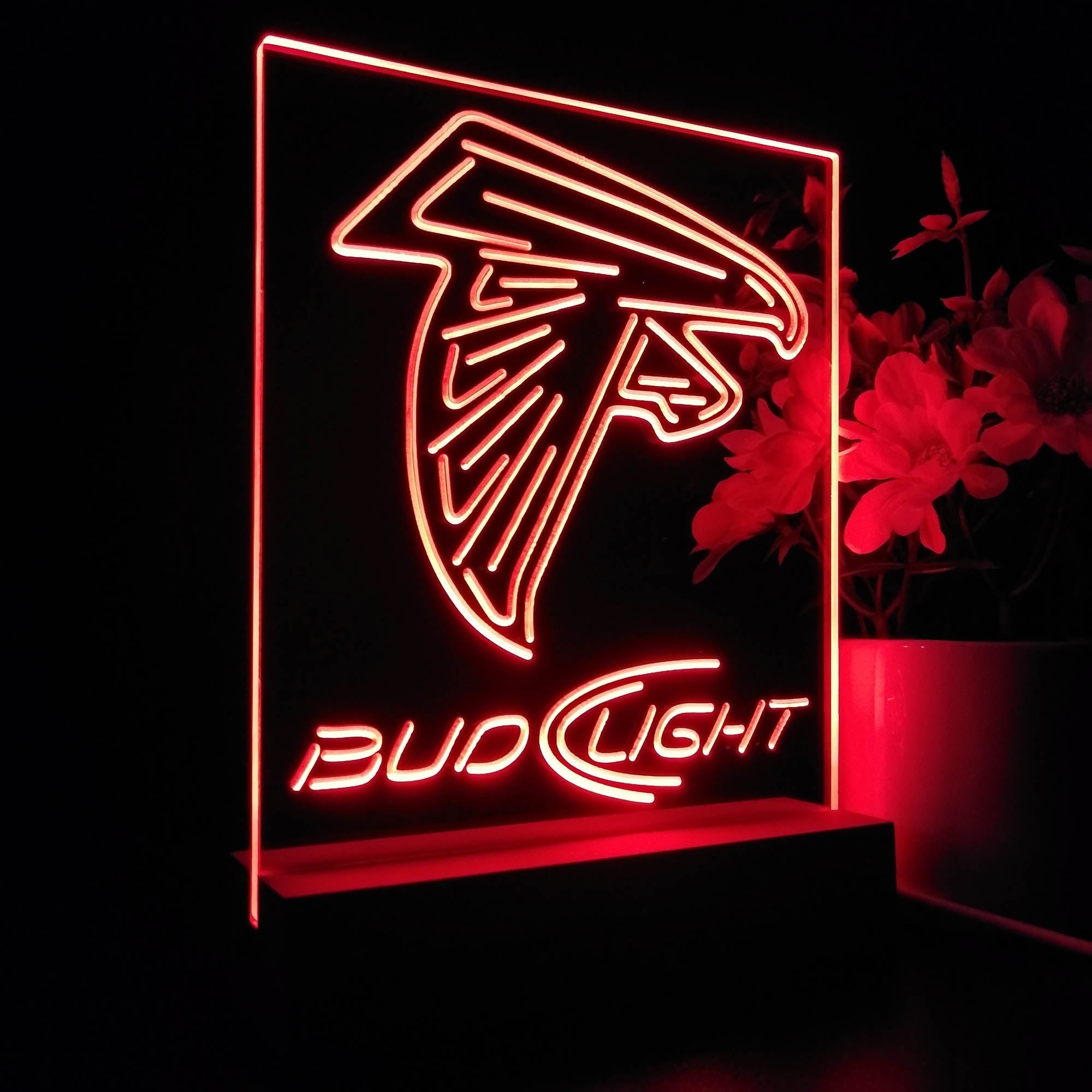 Atlanta Falcons Night Light Neon Pub Bar Lamp