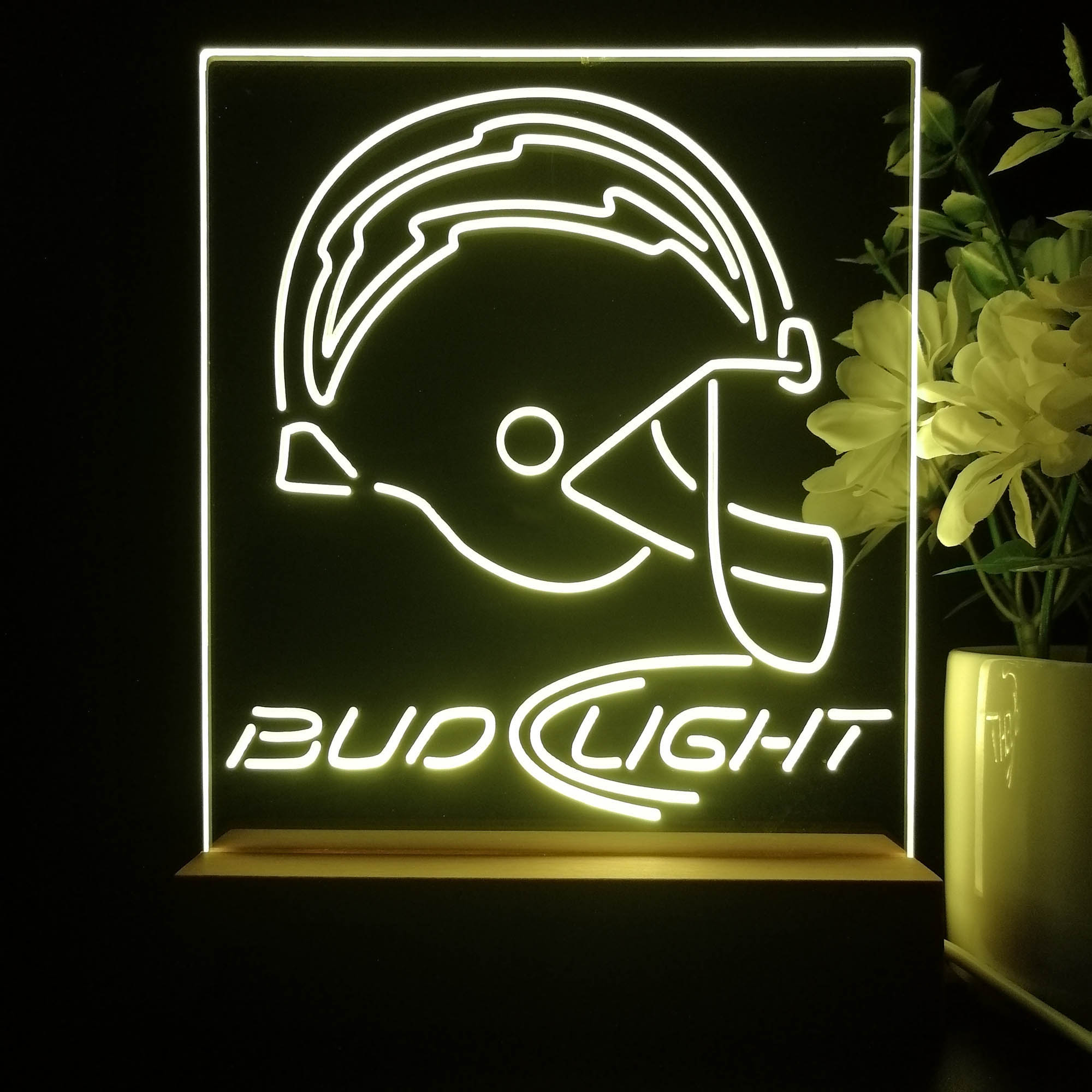 San Diego Chargers Night Light Neon Pub Bar Lamp