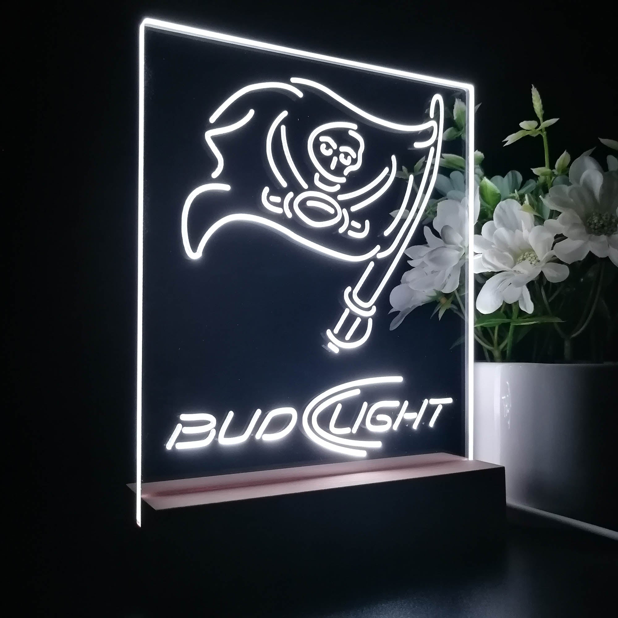 Tampa Bay Buccaneers Night Light Neon Pub Bar Lamp