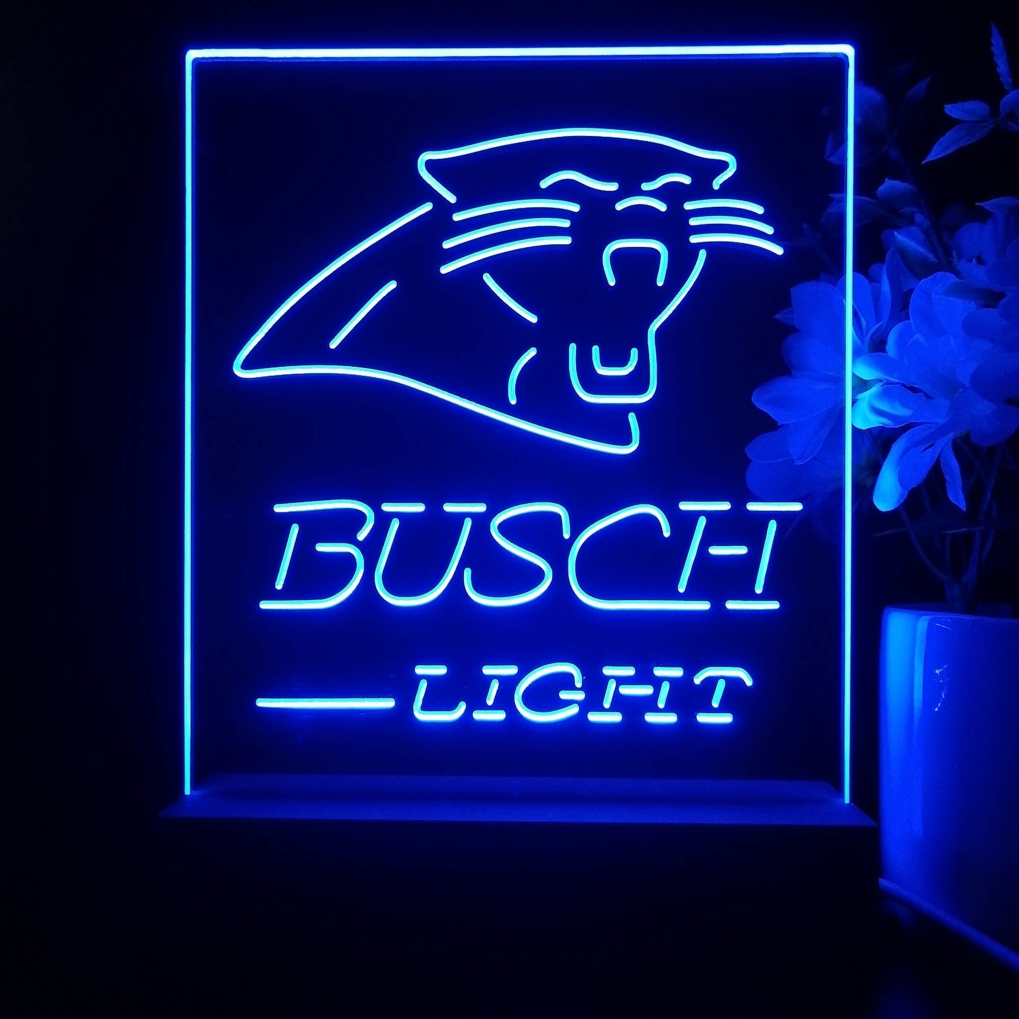 Carolina panthers Night Light Neon Pub Bar Lamp