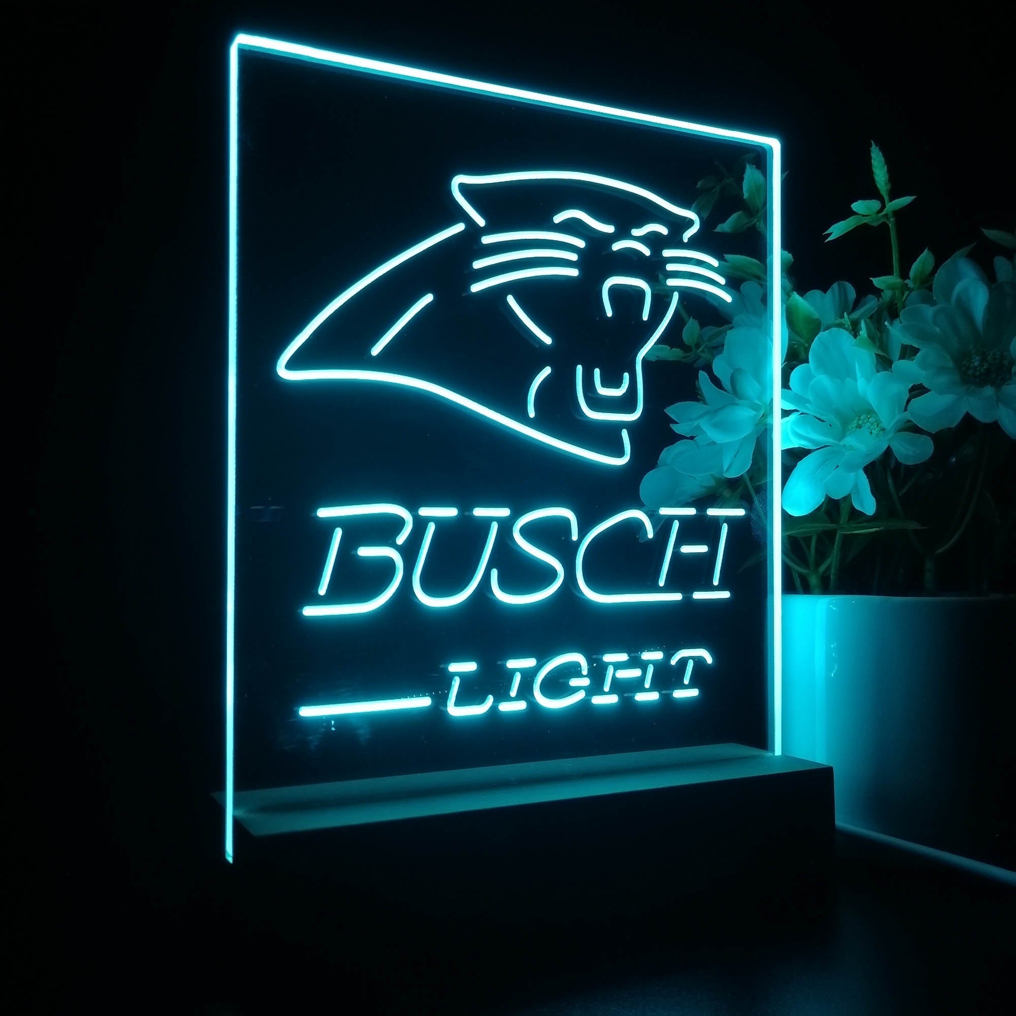 Carolina panthers Night Light Neon Pub Bar Lamp