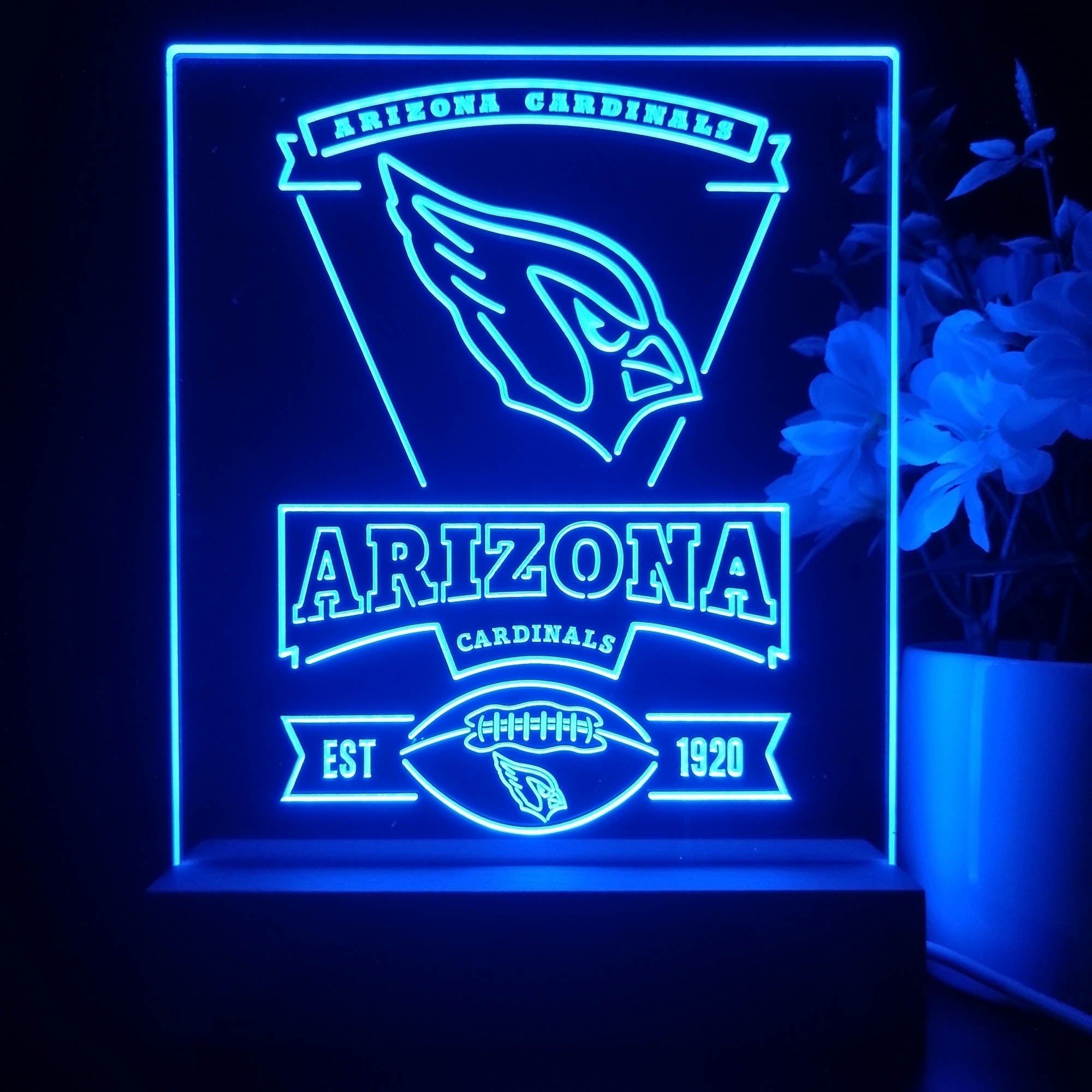 Arizona Cardinals Souvenir Neon Sign Pub Bar Lamp