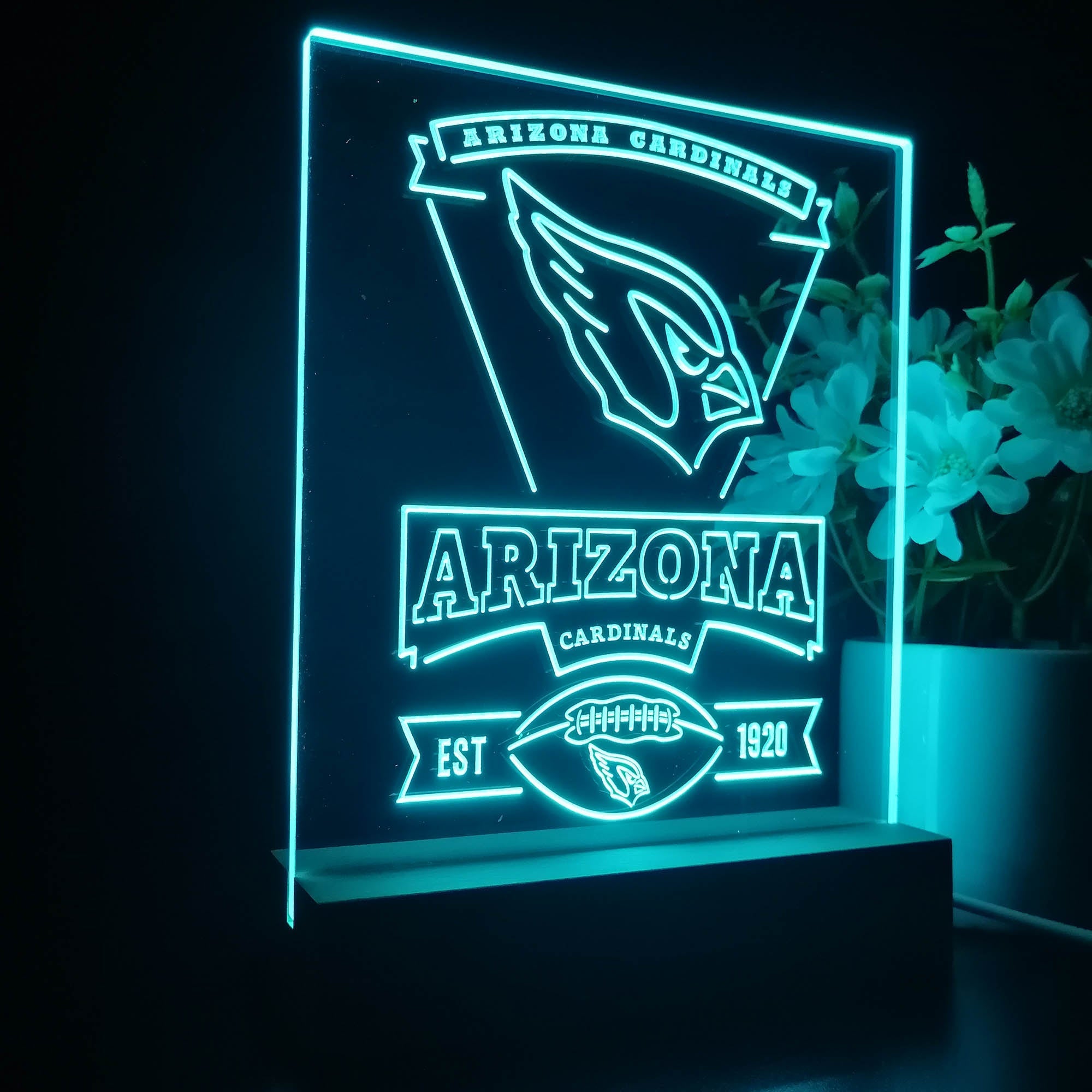 Arizona Cardinals Souvenir Neon Sign Pub Bar Lamp