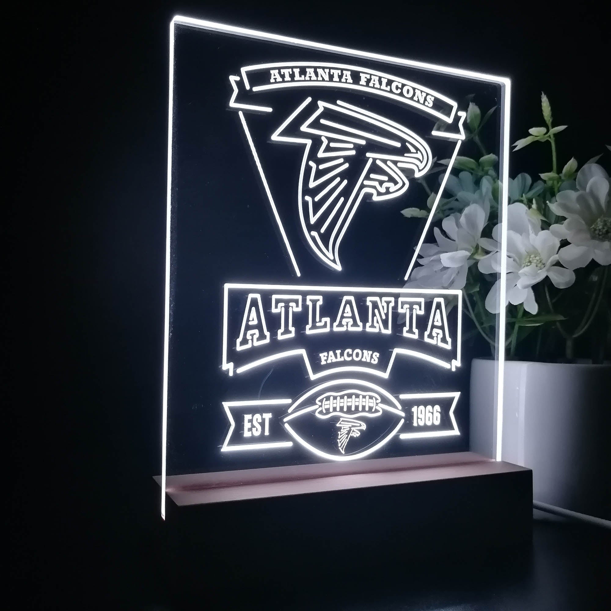 Atlanta Falcons Souvenir Neon Sign Pub Bar Lamp