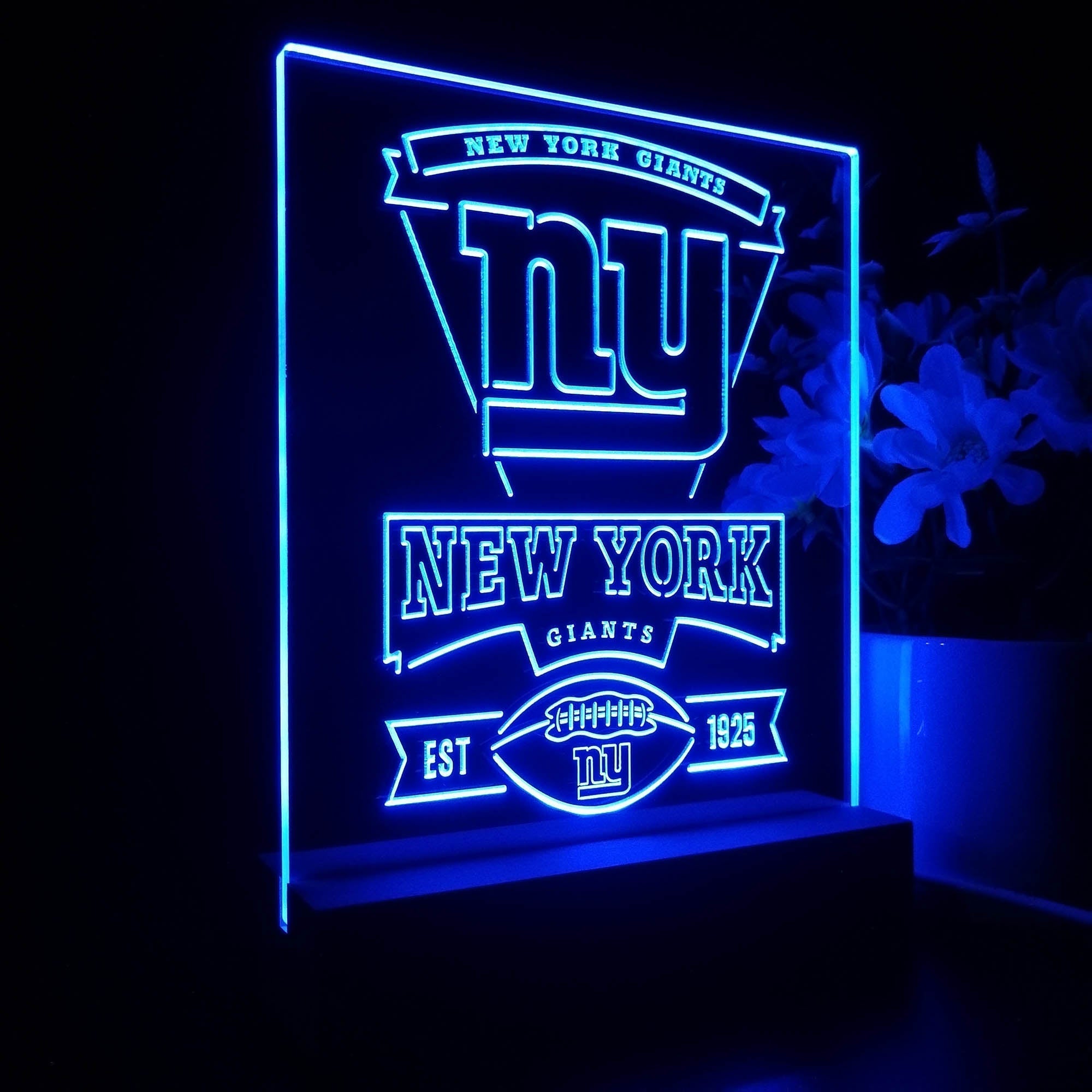 New York Giants Neon Sign Pub Bar Lamp