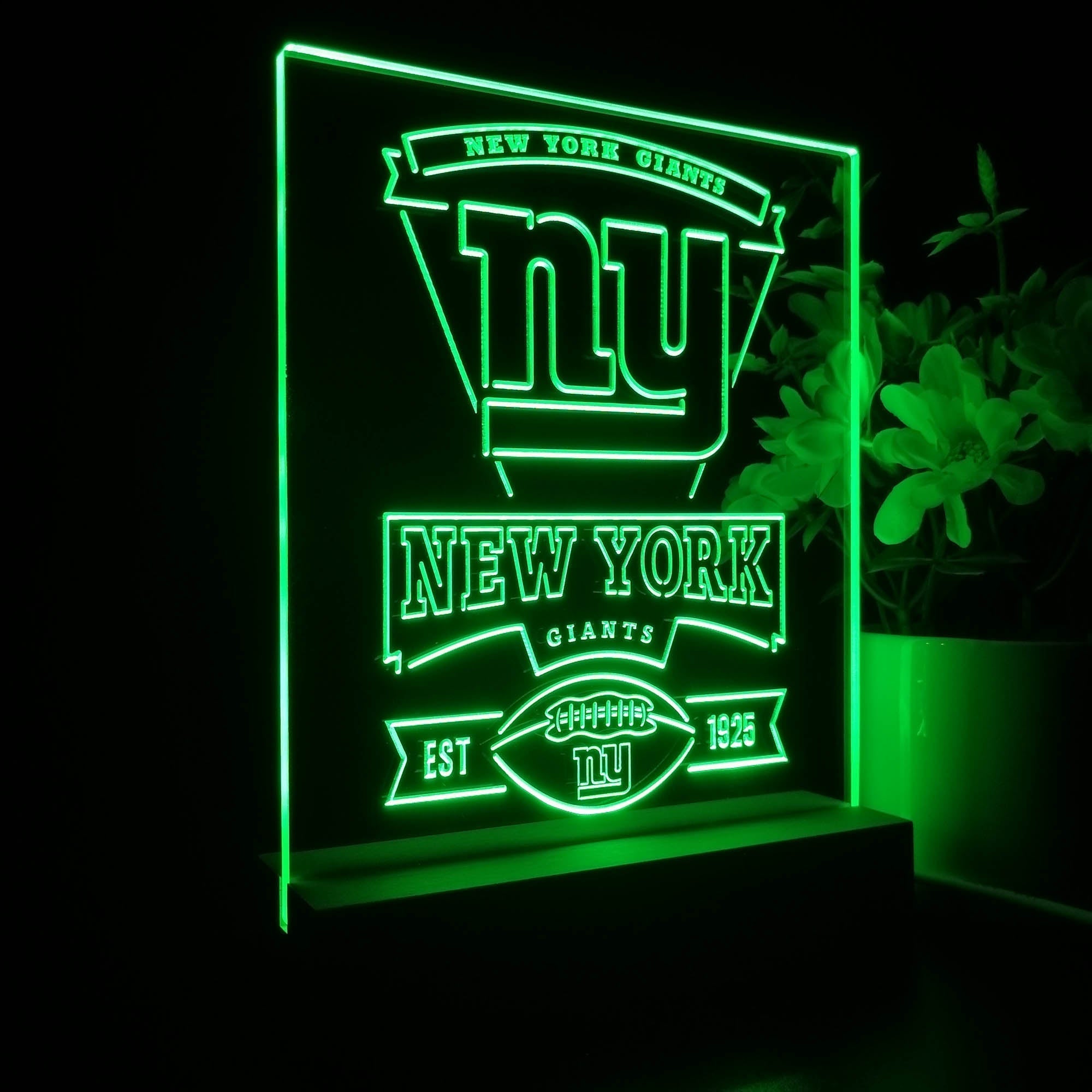 New York Giants Neon Sign Pub Bar Lamp