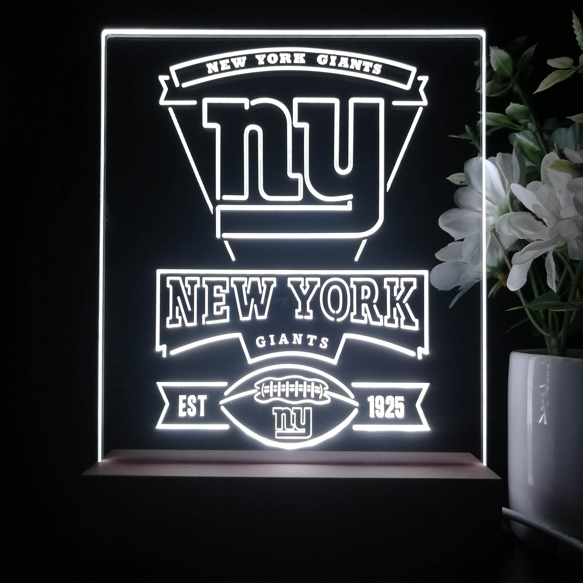 New York Giants Neon Sign Pub Bar Lamp