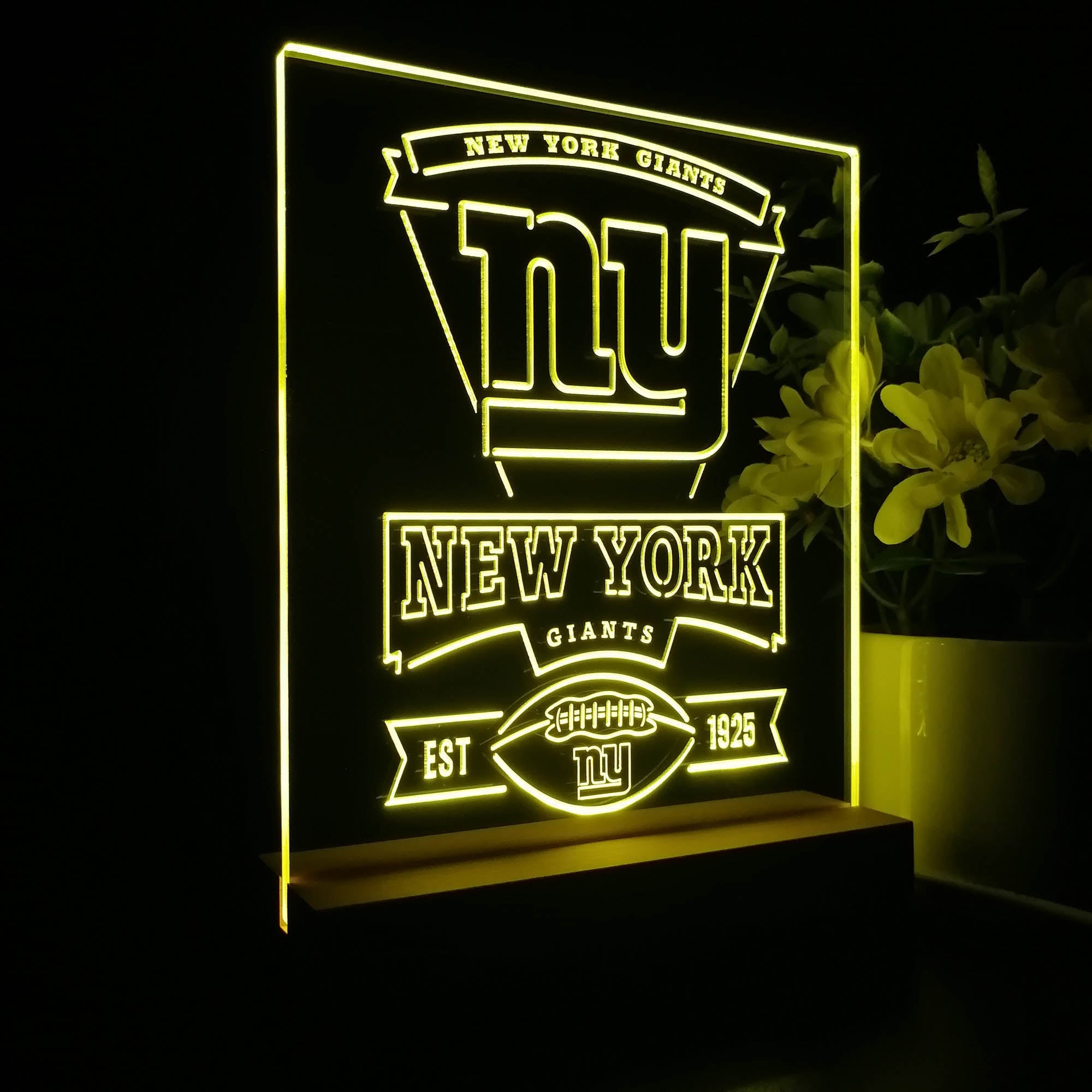 New York Giants Neon Sign Pub Bar Lamp