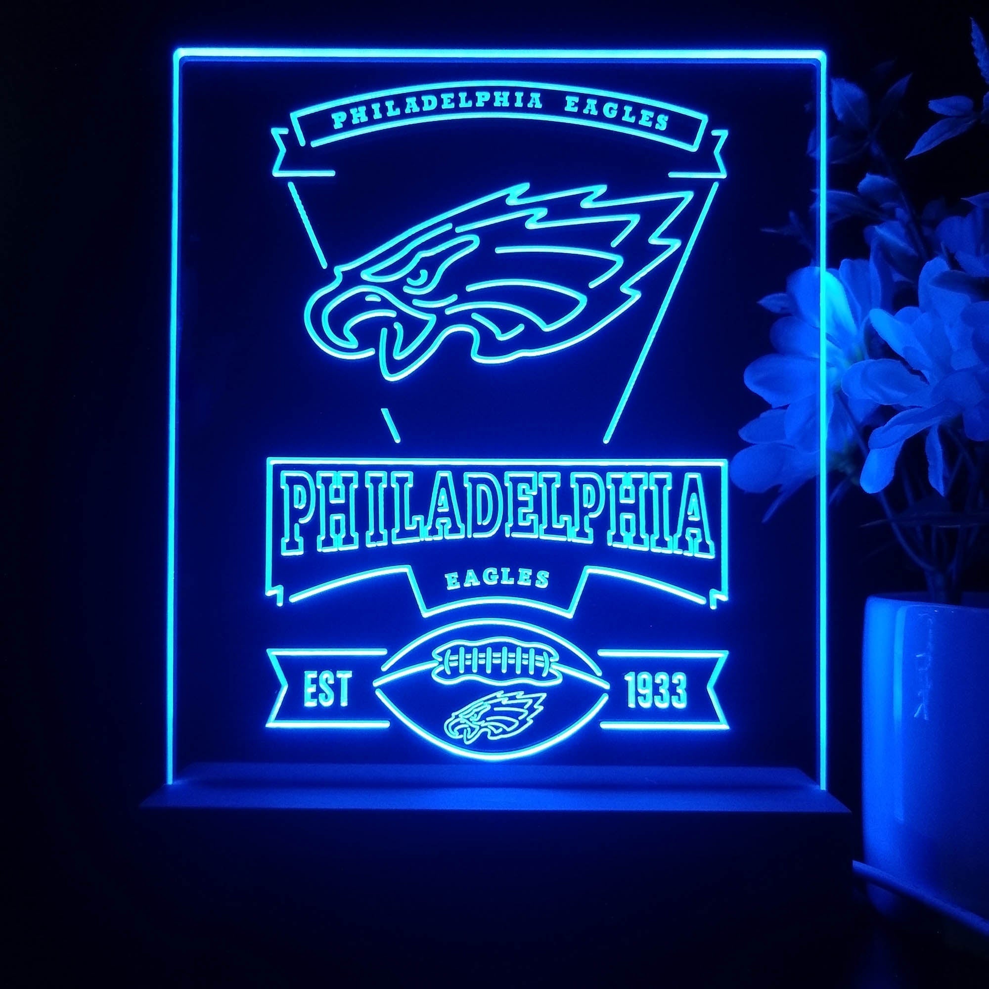 Philadelphia Eagles Neon Sign Pub Bar Lamp