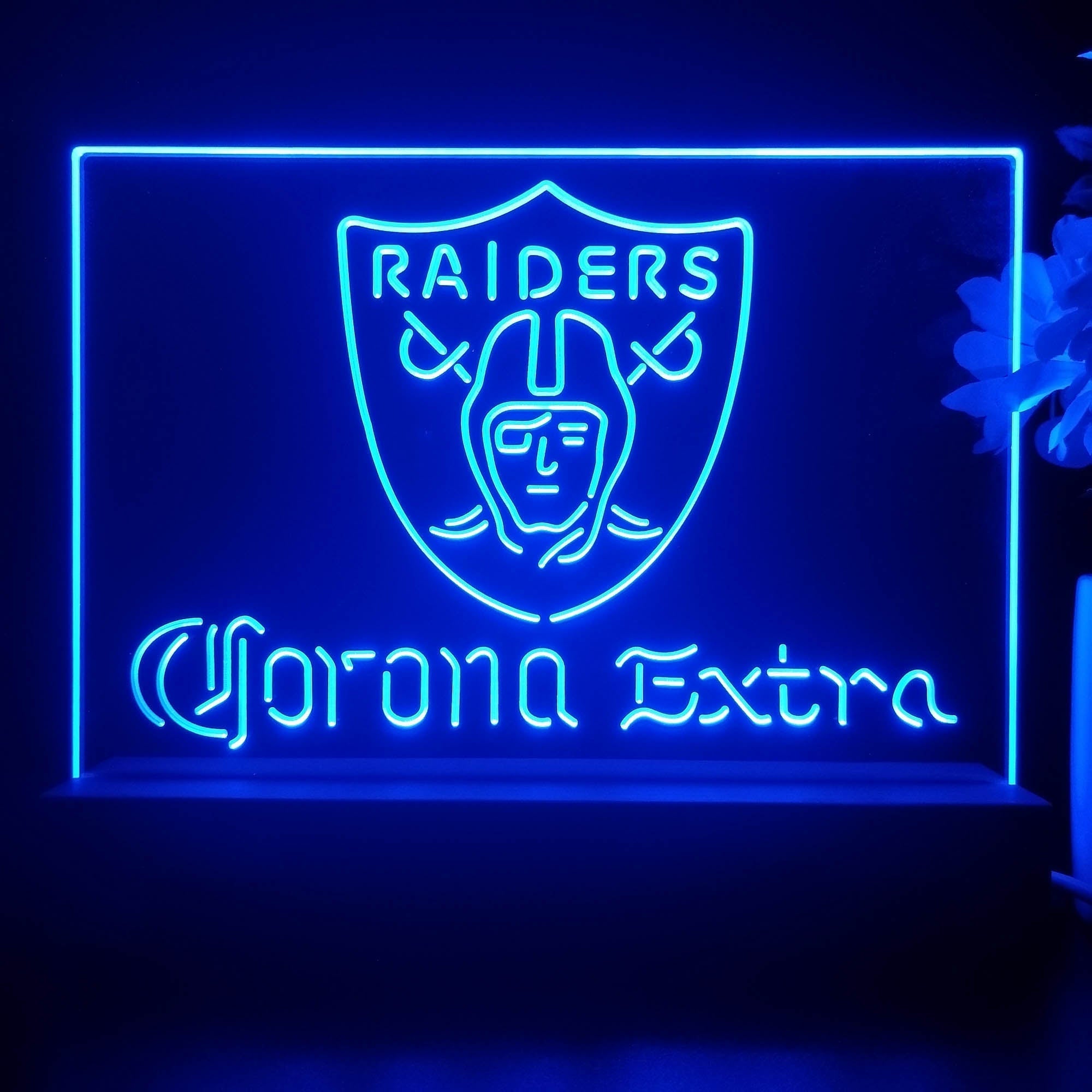 Corona Extra Bar Las Vegas Raiders Night Light Pub Bar Lamp