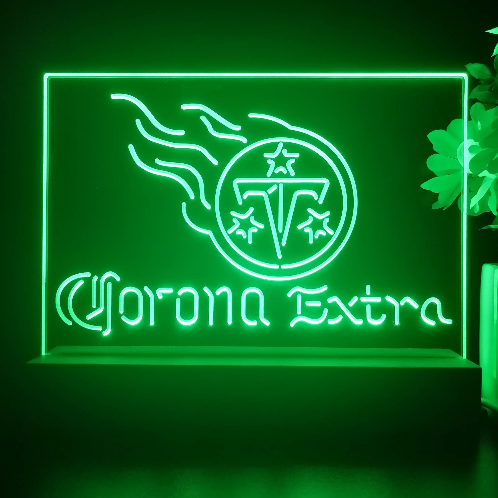 Corona Extra Bar Tennessee Titans Est. 1960 Night Light Pub Bar Lamp