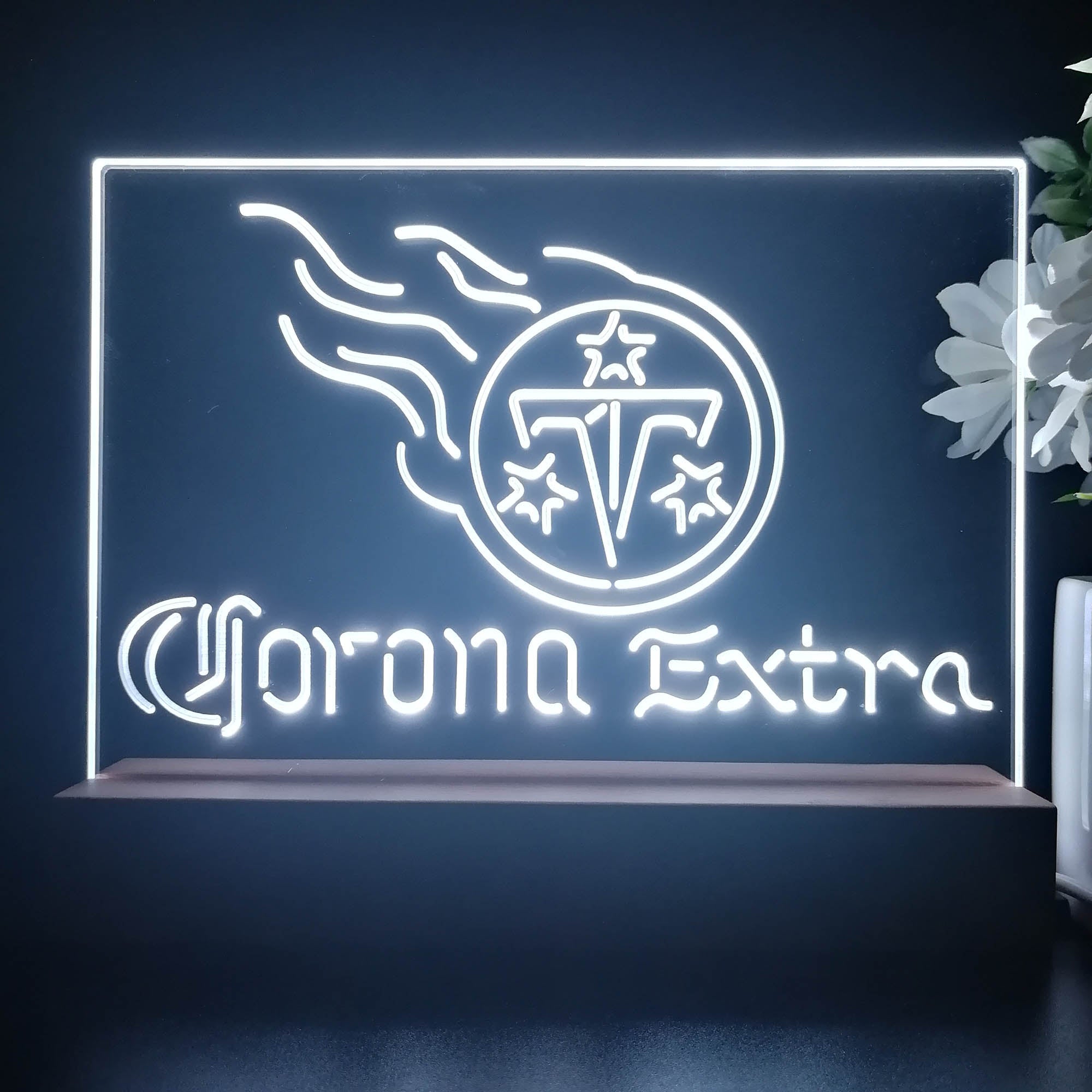 Corona Extra Bar Tennessee Titans Est. 1960 Night Light Pub Bar Lamp