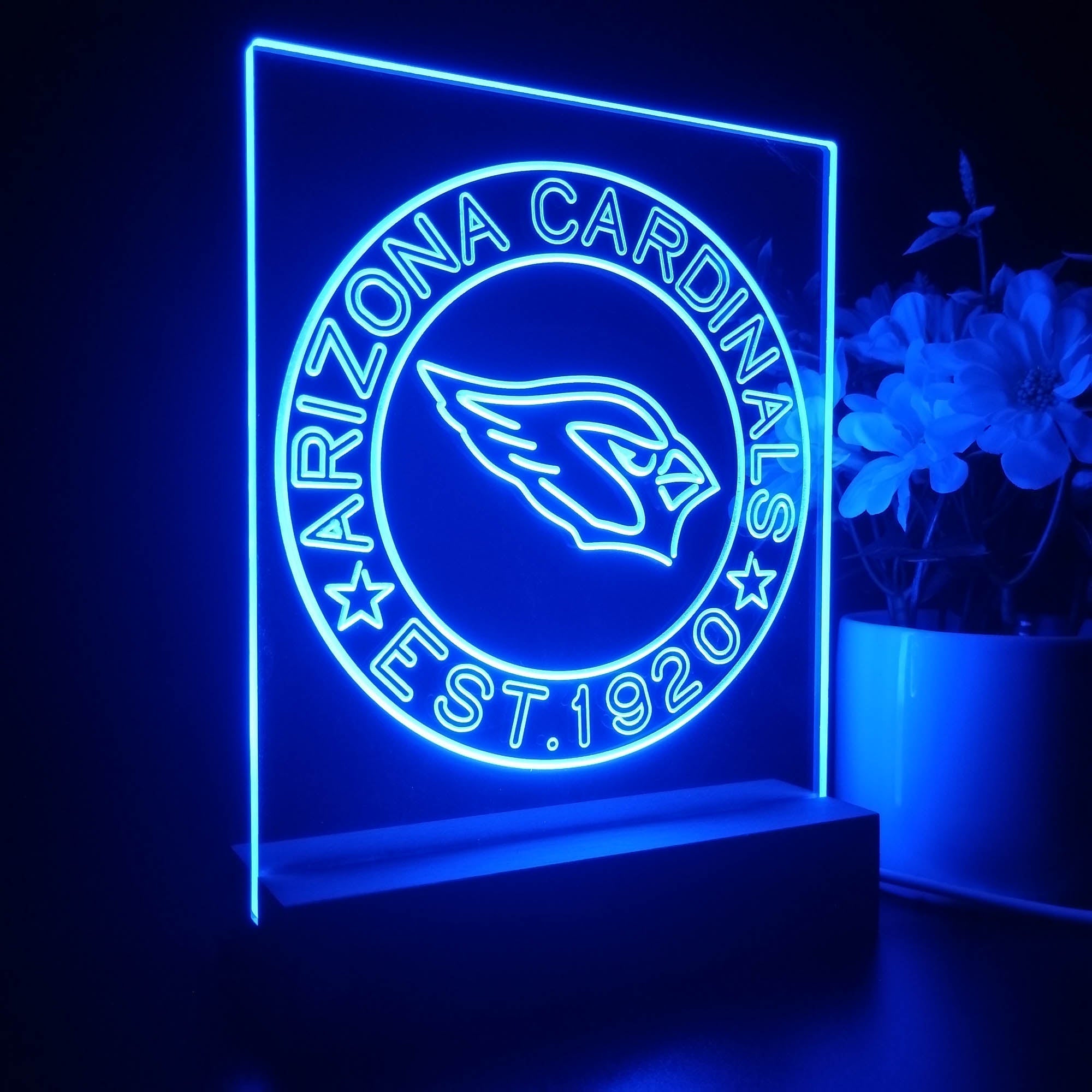 Personalized Arizona Cardinals Souvenir Neon LED Night Light Sign