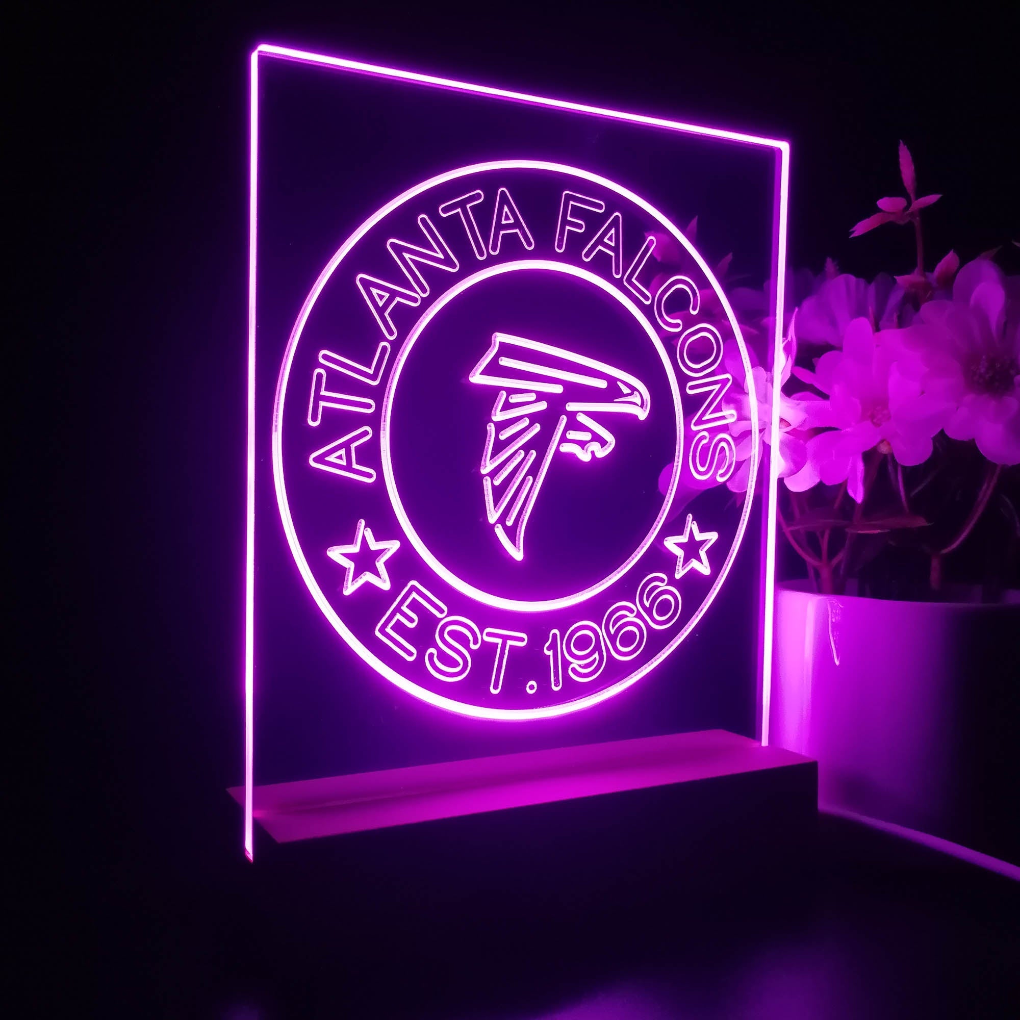 Personalized Atlanta Falcons Souvenir Neon LED Night Light Sign