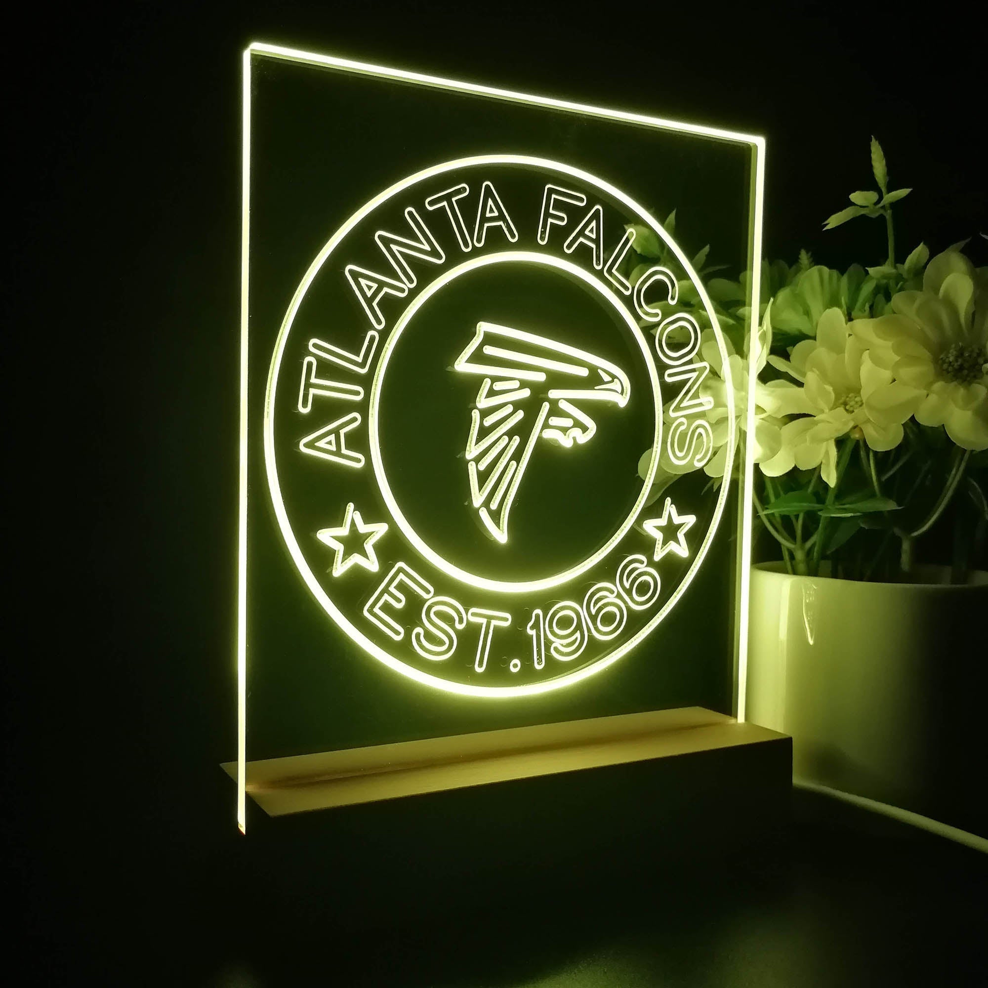 Personalized Atlanta Falcons Souvenir Neon LED Night Light Sign