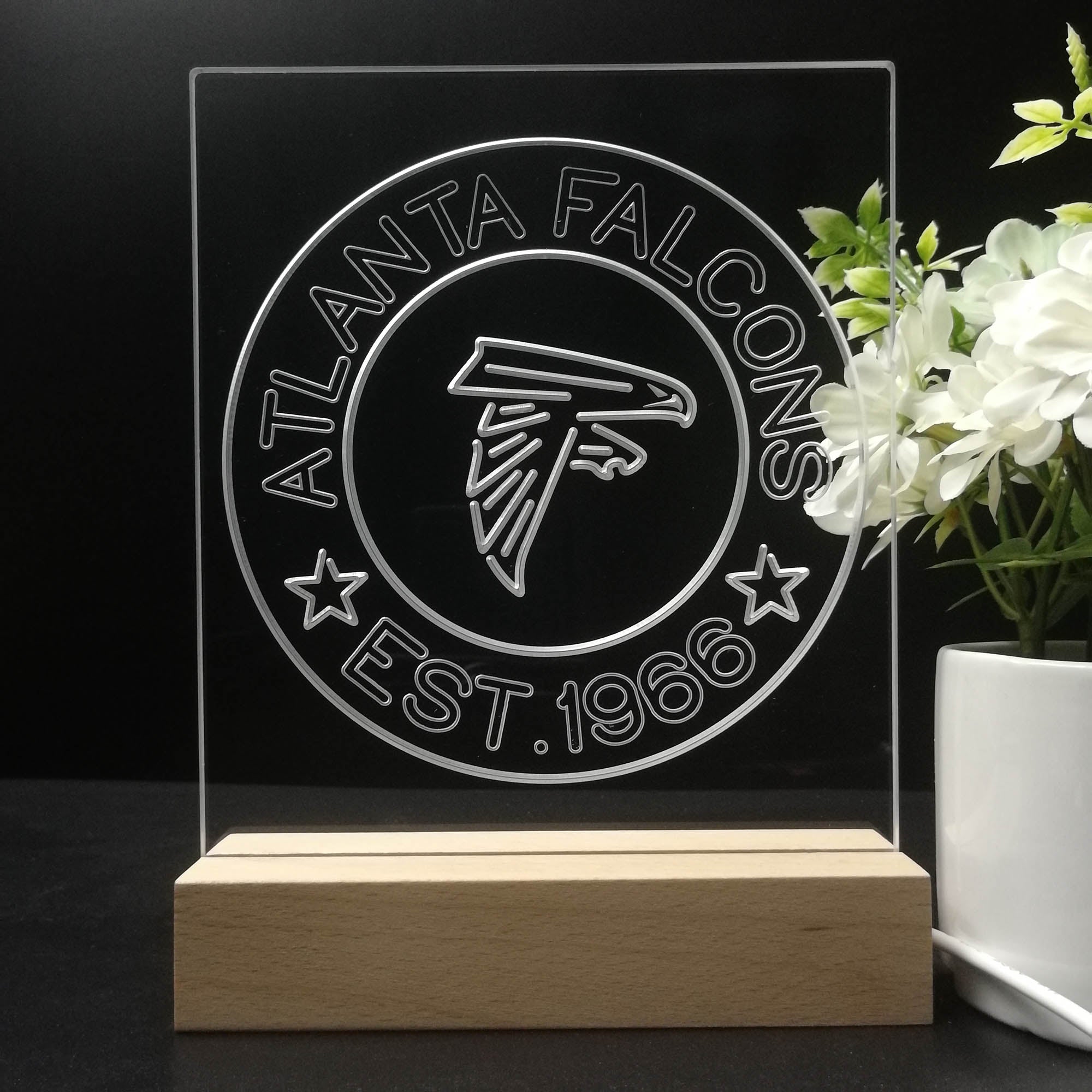 Personalized Atlanta Falcons Souvenir Neon LED Night Light Sign