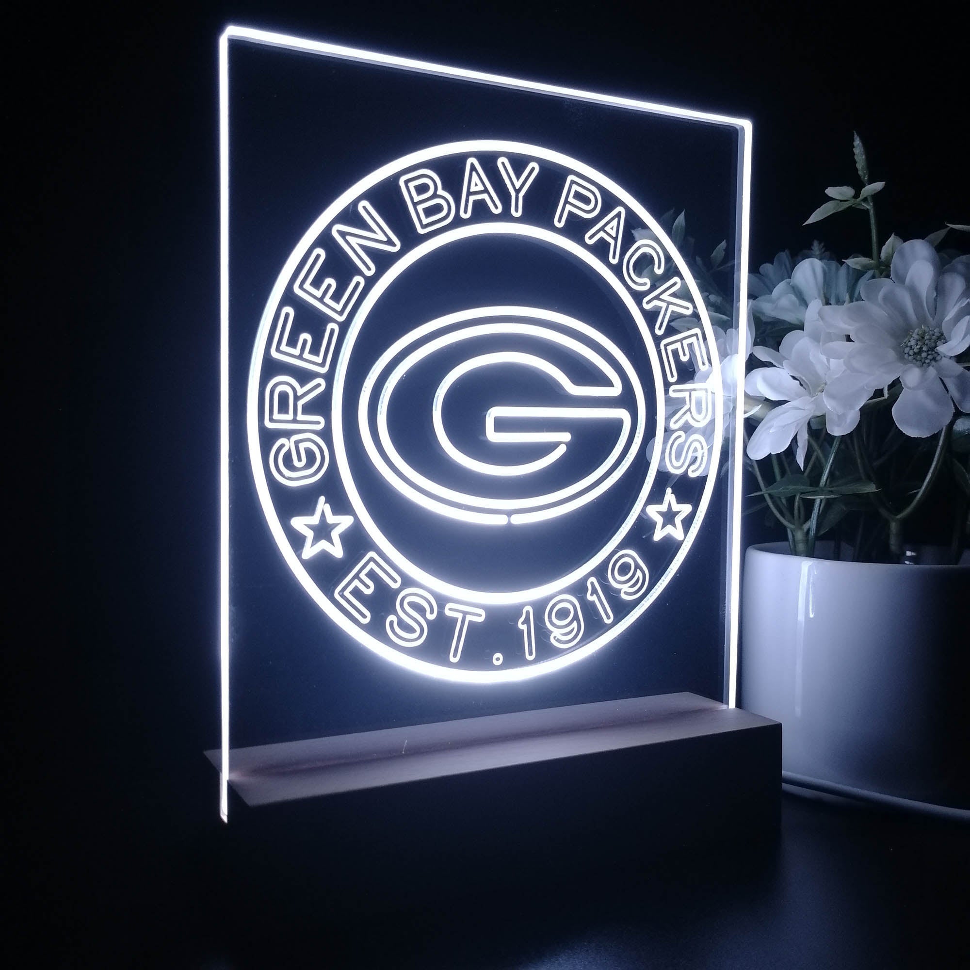 Personalized Green Bay Packers Souvenir Led Light Sign