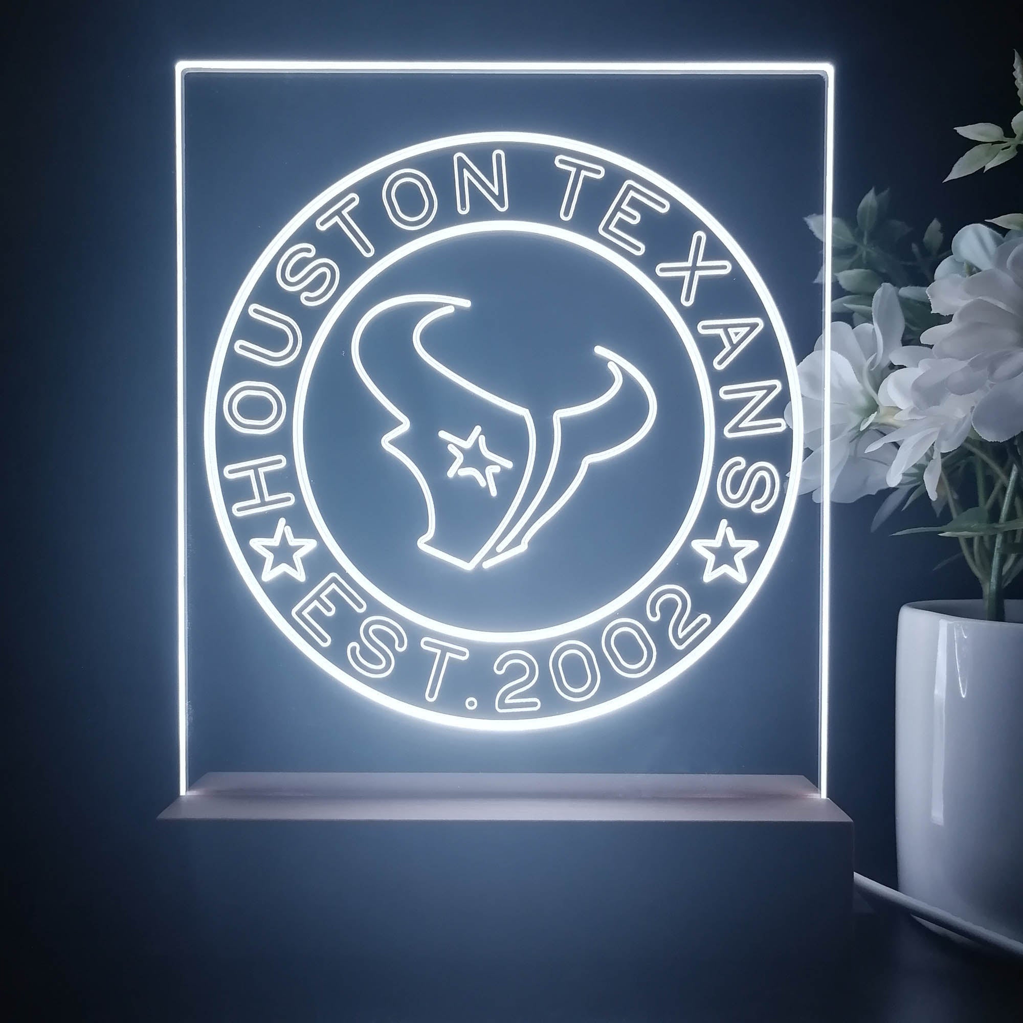 Personalized Houston Texans Souvenir Led Light Sign