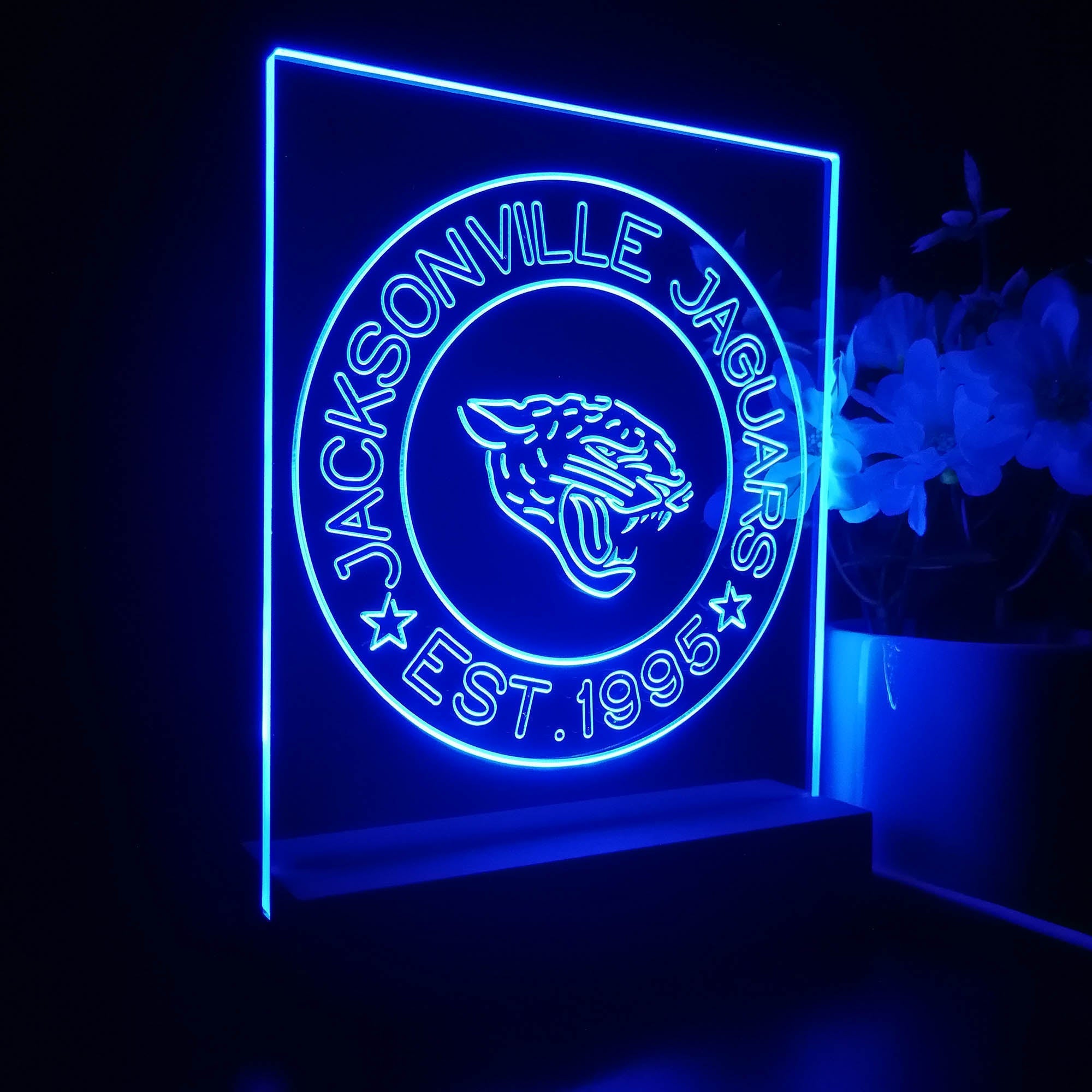 Personalized Jacksonville Jaguars Souvenir Led Light Sign