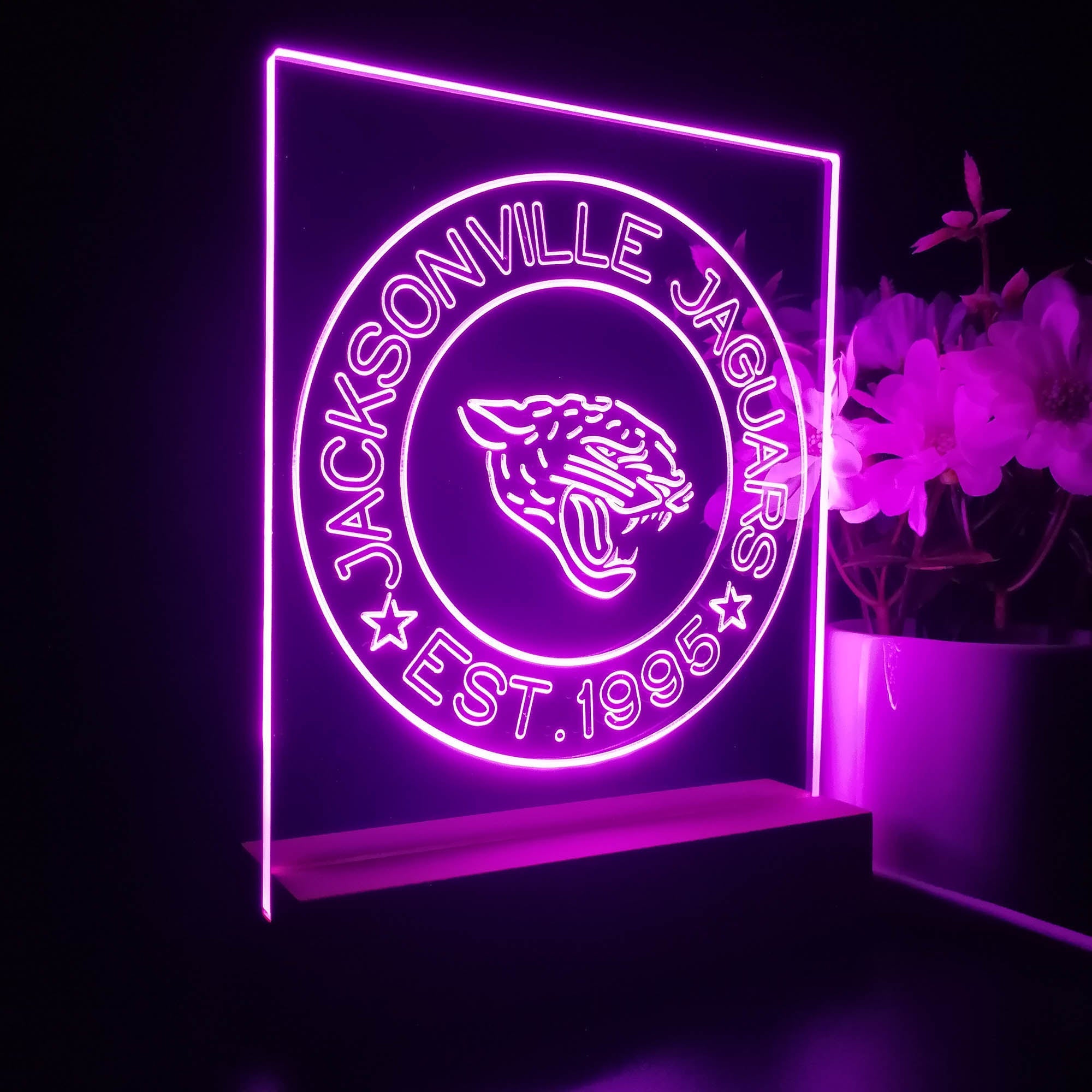 Personalized Jacksonville Jaguars Souvenir Led Light Sign